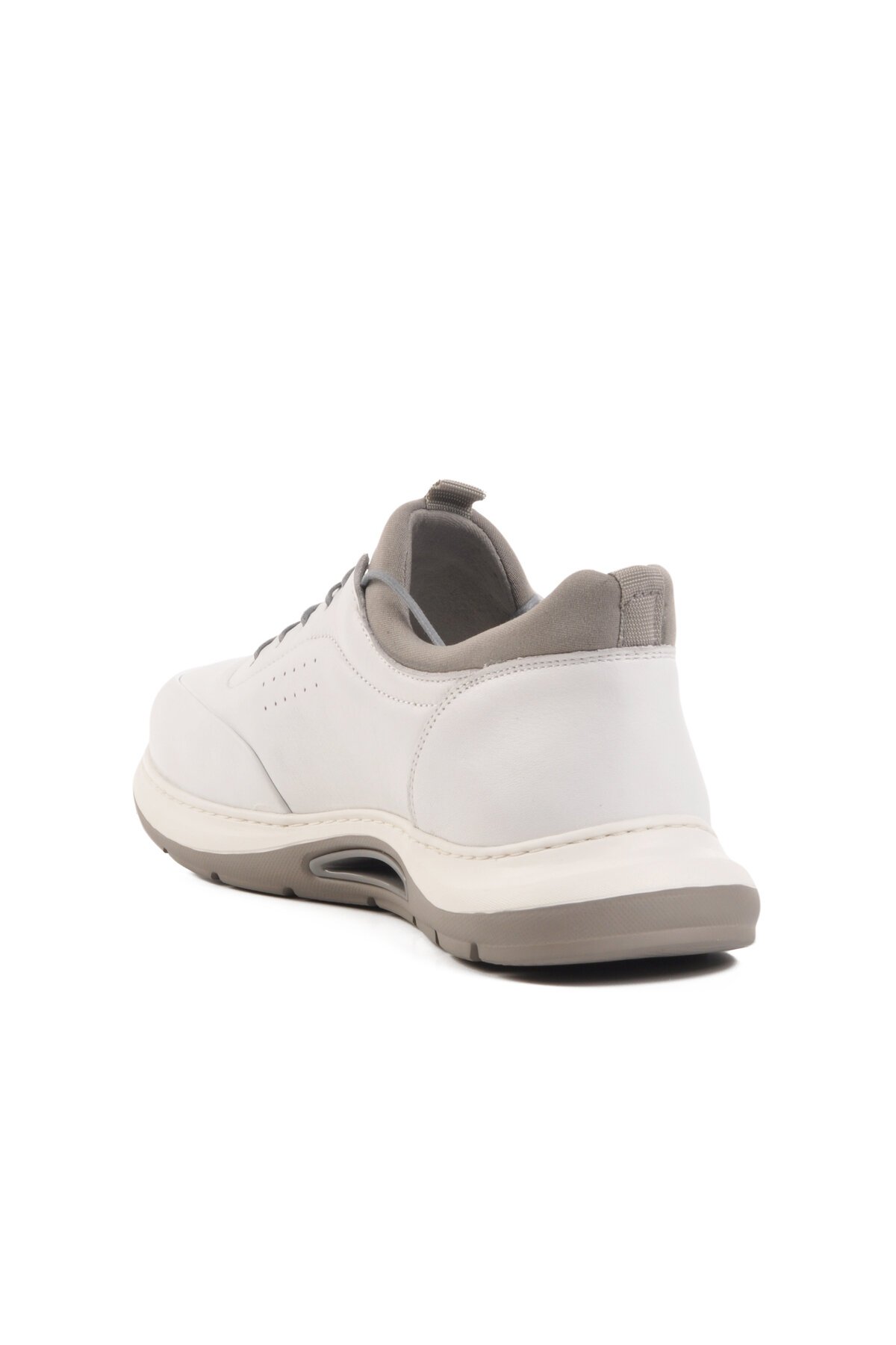 Beyaz Hakiki Deri Erkek Casual Ayakkabı 5Y2844-8225 M