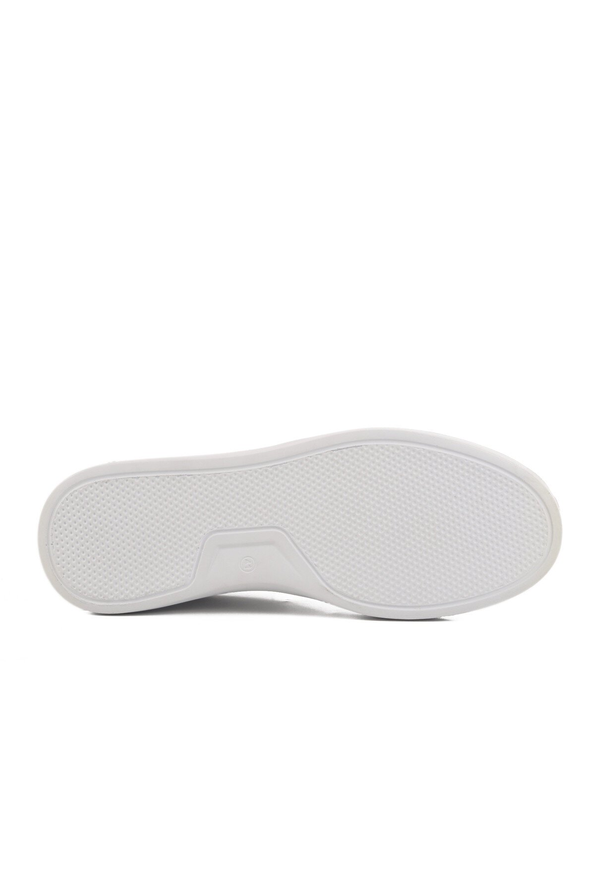 Beyaz Hakiki Deri Erkek Sneaker Premium 412 M