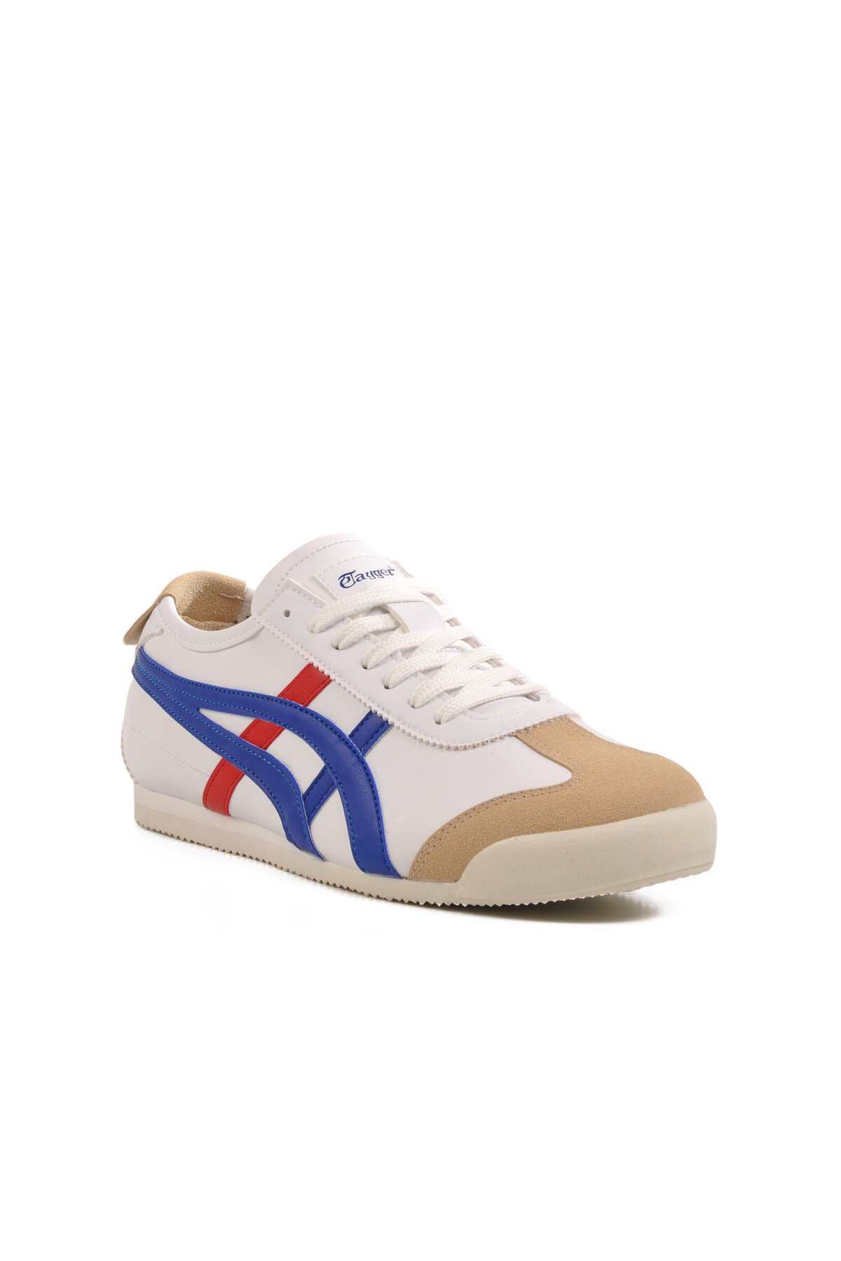 Beyaz-Mavi-Kırmızı Hafif Erkek Spor Ayakkabı E-2052 M