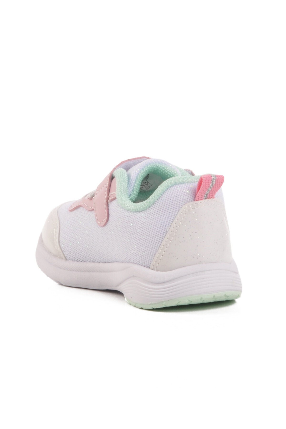 Beyaz Cırtlı Fileli Hafifi Kız Çocuk Spor Ayakkabı 1932 İ