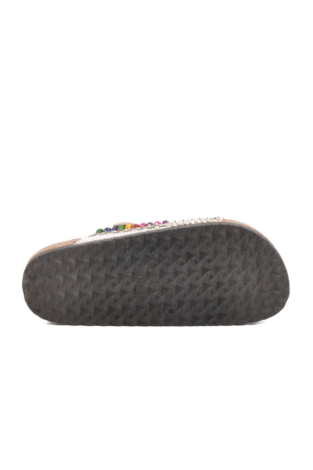 Beyaz Taşlı Çocuk Terlik 25Y106-6  F