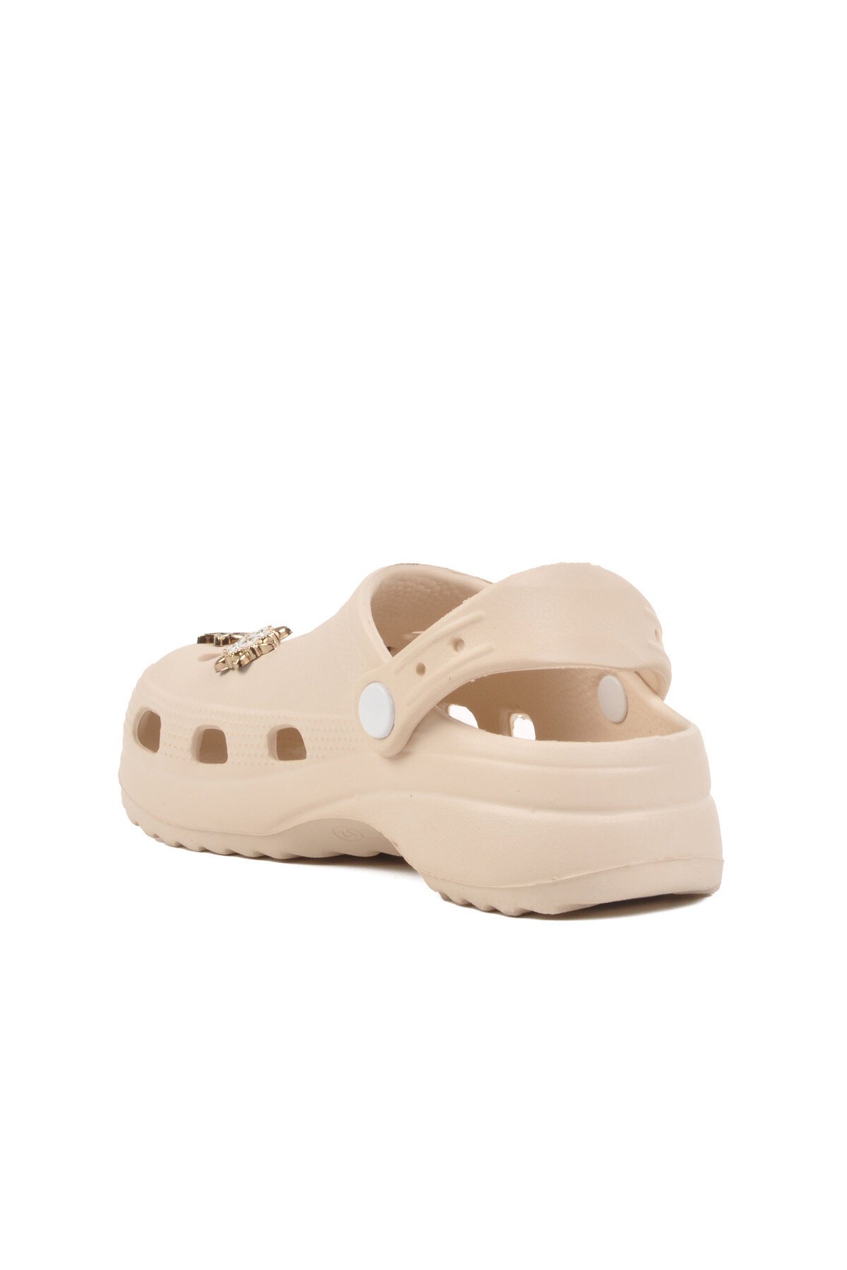 Ekru Hafif Kız Çocuk Sabo Terlik 205 F