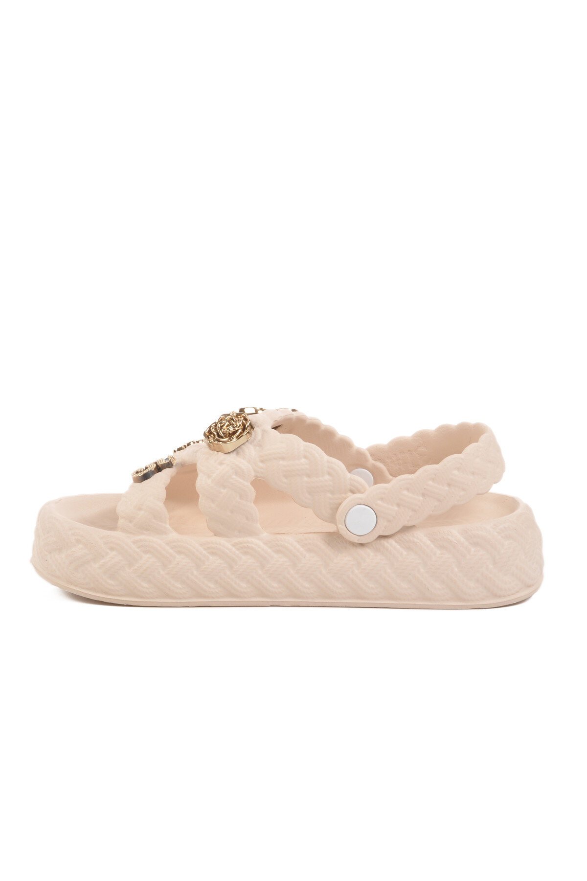 Ekru Hafif Kadın Terlik 804 Z