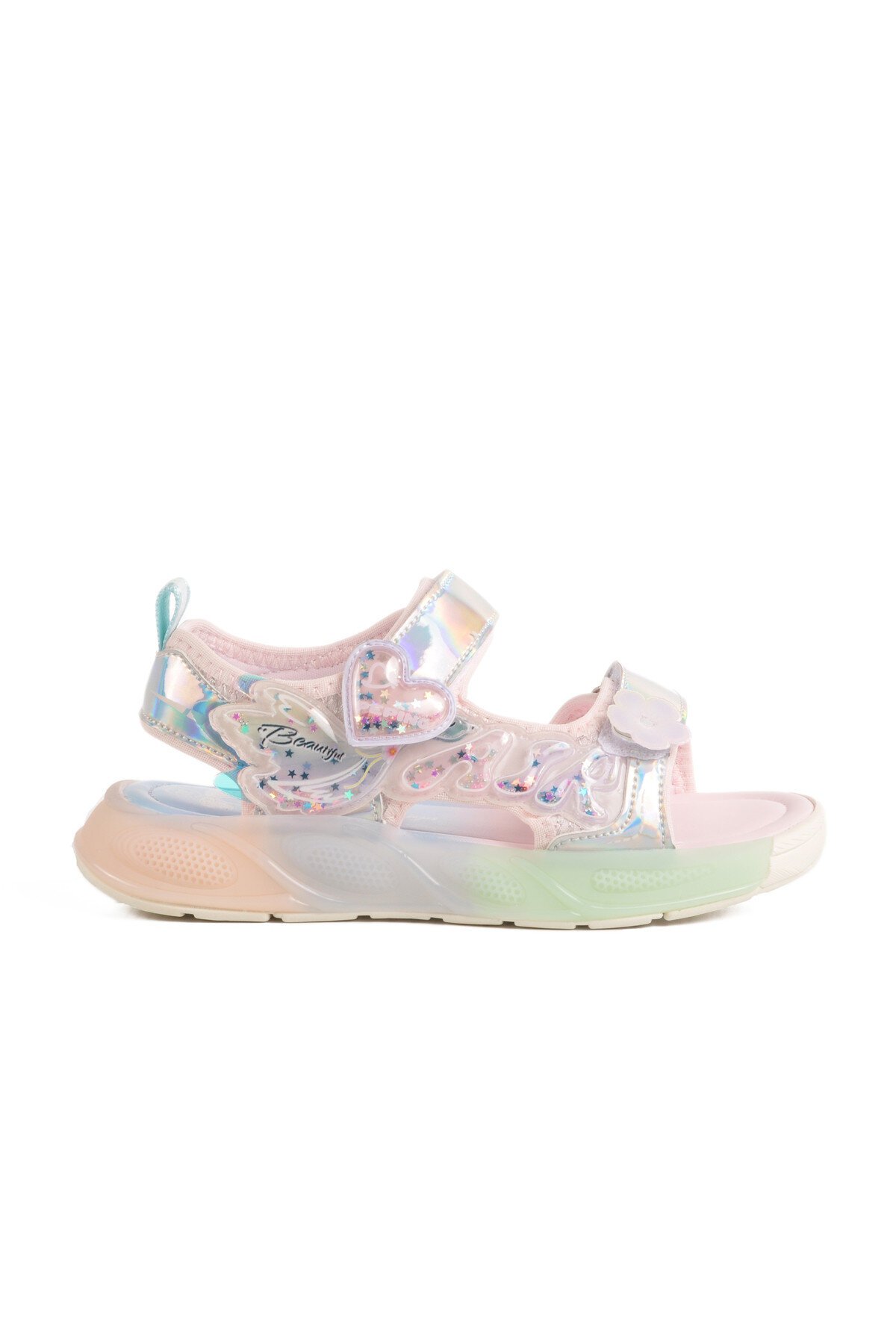 Gümüş Kız Çocuk Sandalet 1946 F