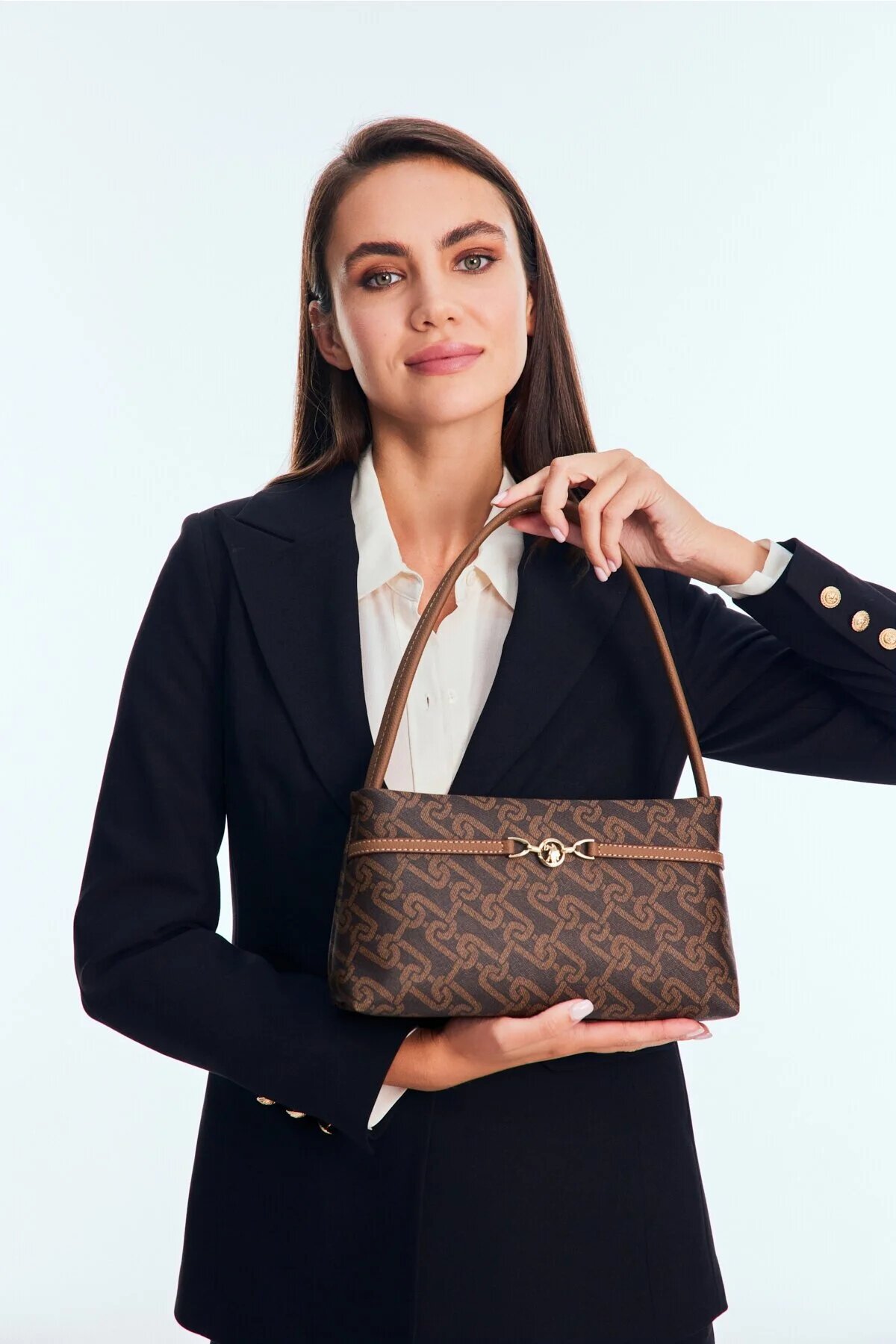 Kahve Kadın Omuz Çantası US25101