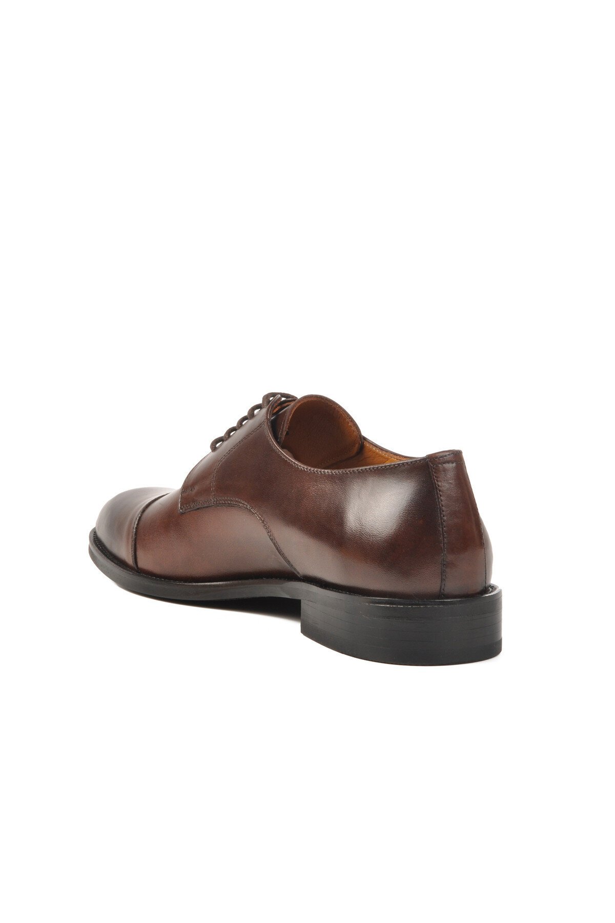 Kahverengi Hakiki Deri Erkek Klasik Ayakkabı 114006 M