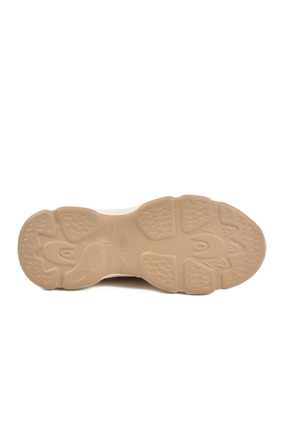 Krem Triko Kadın Günlük Ayakkabı B064 Z