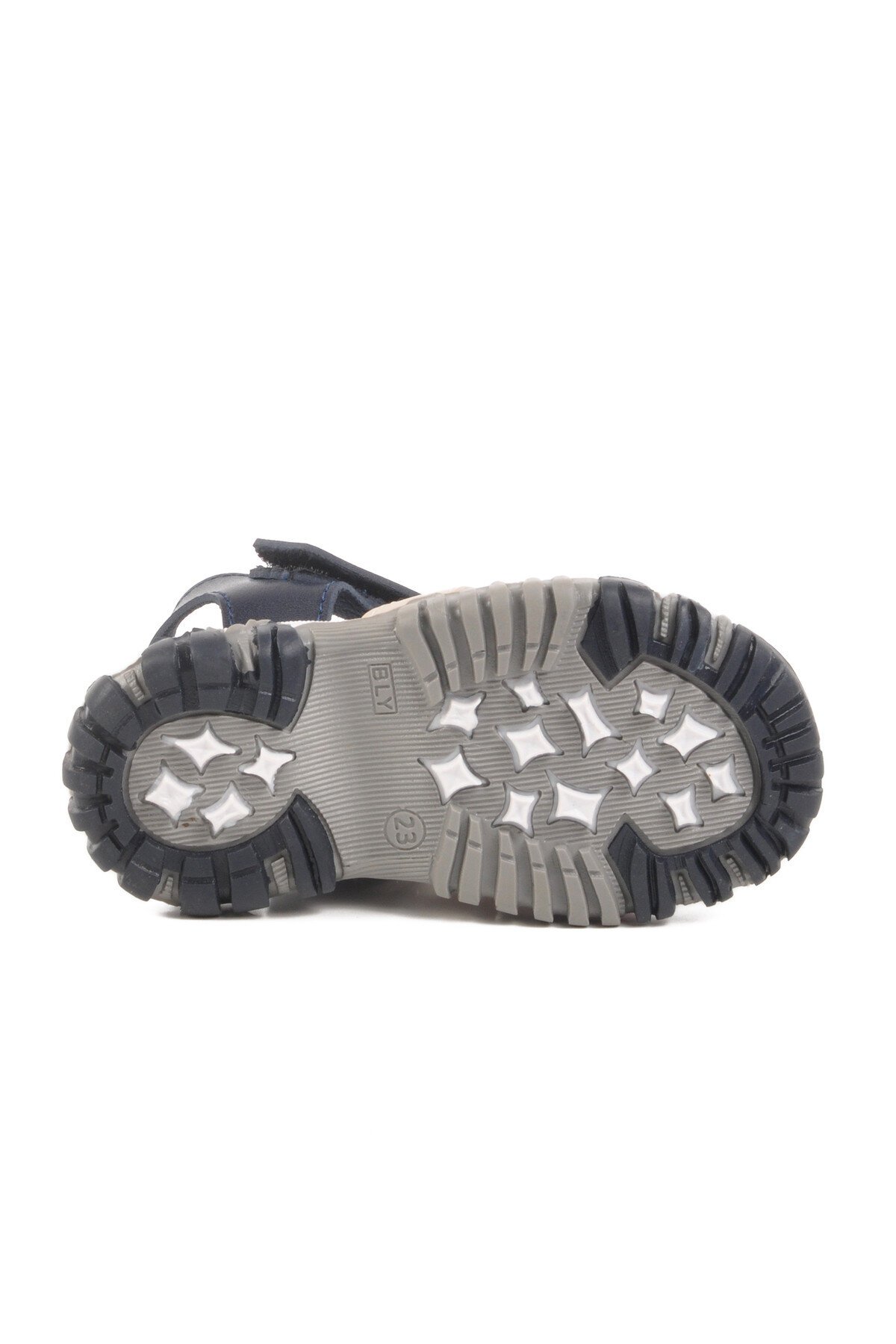 Lacivert-Bej-Kırmızı Çocuk Sandalet 173101 B