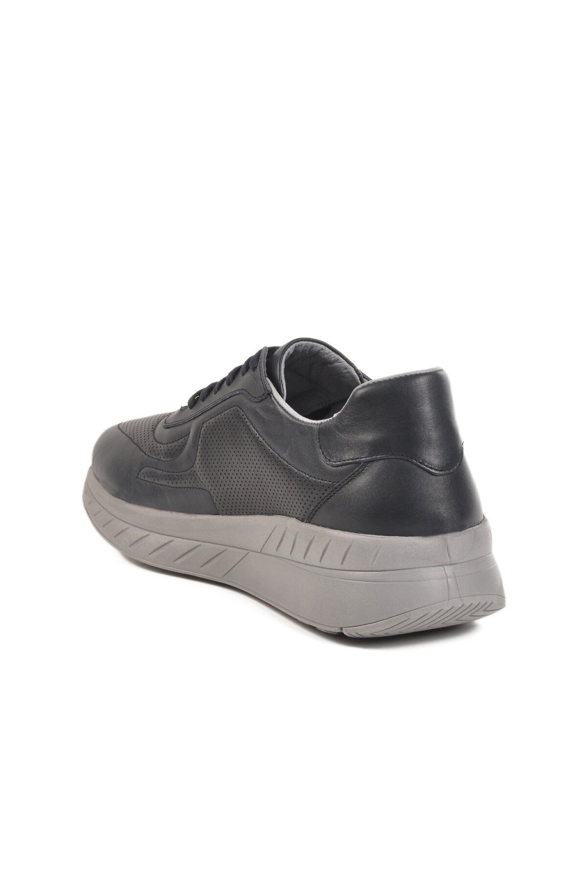 Lacivert Hakiki Deri Erkek Günlük Ayakkabı C1050 M