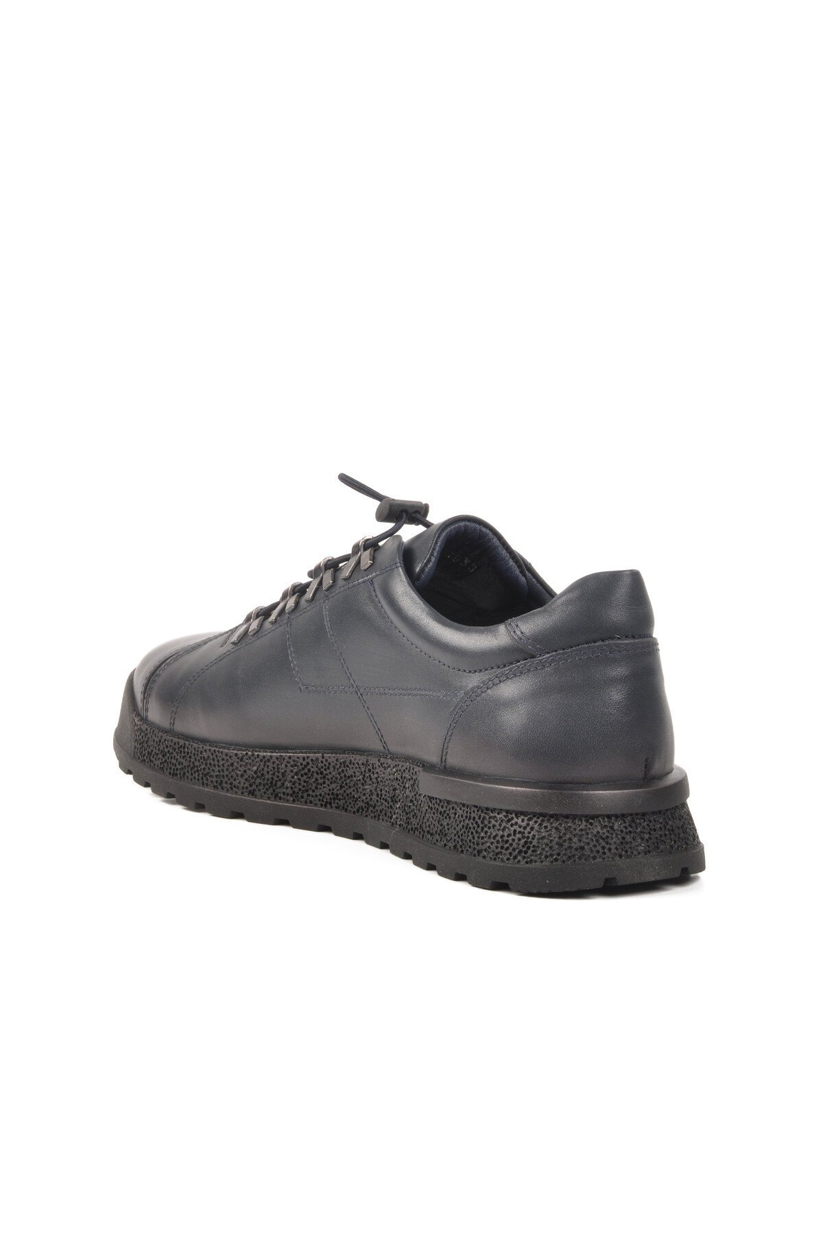 Lacivert Hakiki Deri Erkek Sneaker 3K1820-3835 M