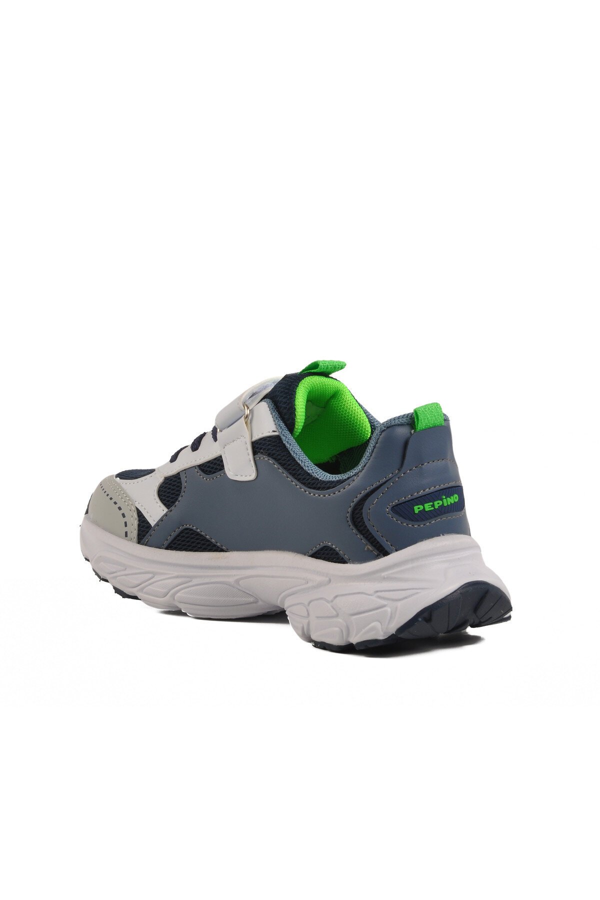 Lacivert-İndigo Cırtlı Çocuk Spor Ayakkabı 1866 F