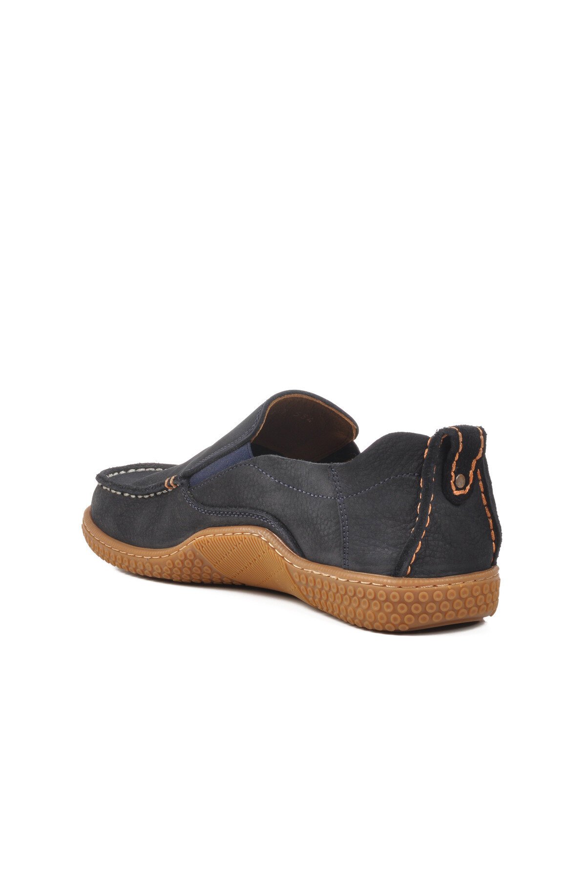 Lacivert Nubuk Hakiki Deri Erkek Sneaker 3Y1447-534 M