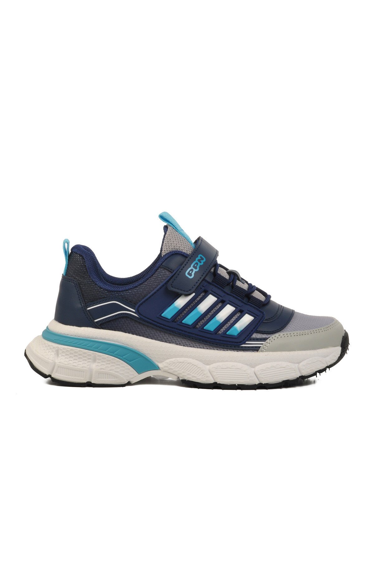 Lacivert Cırtlı Fileli Hafif Erkek Çocuk Spor Ayakkabı 1897 F
