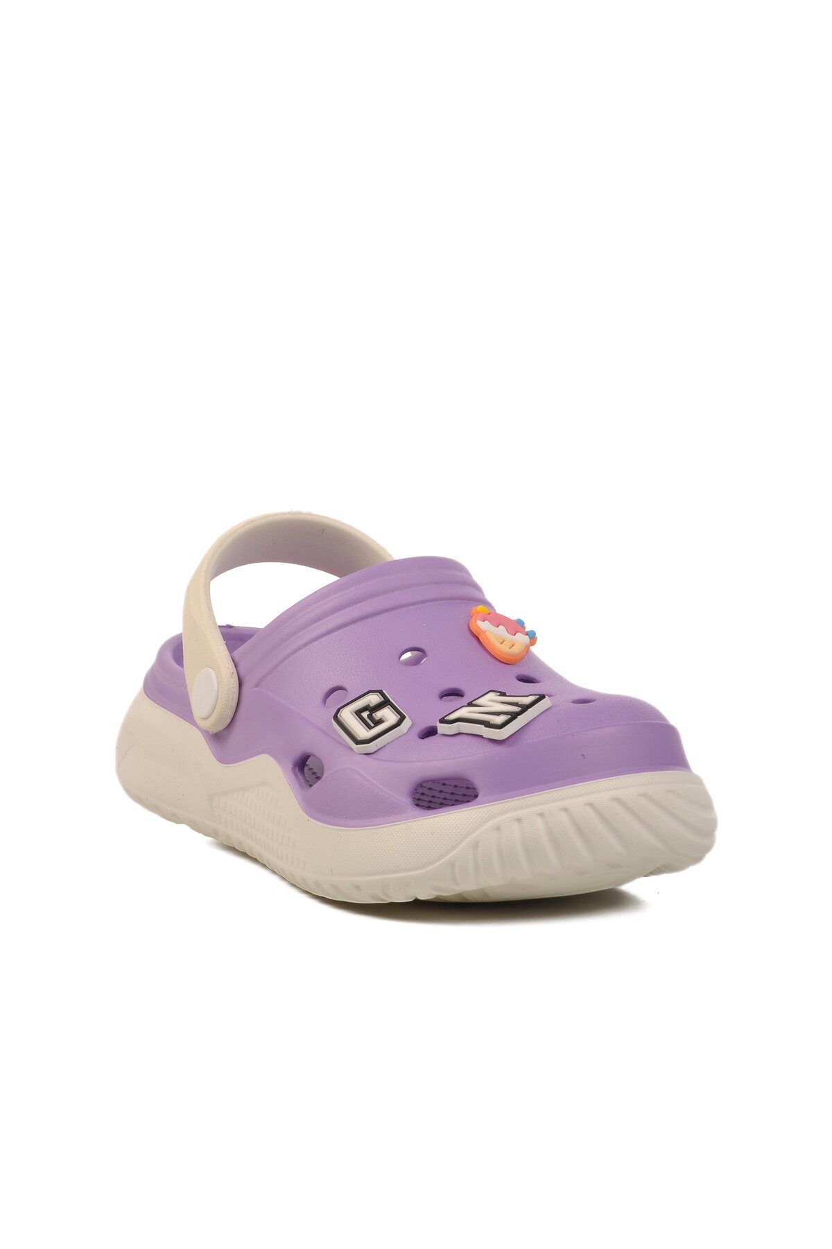 Lila-Beyaz Kız Çocuk Sabo Terlik F