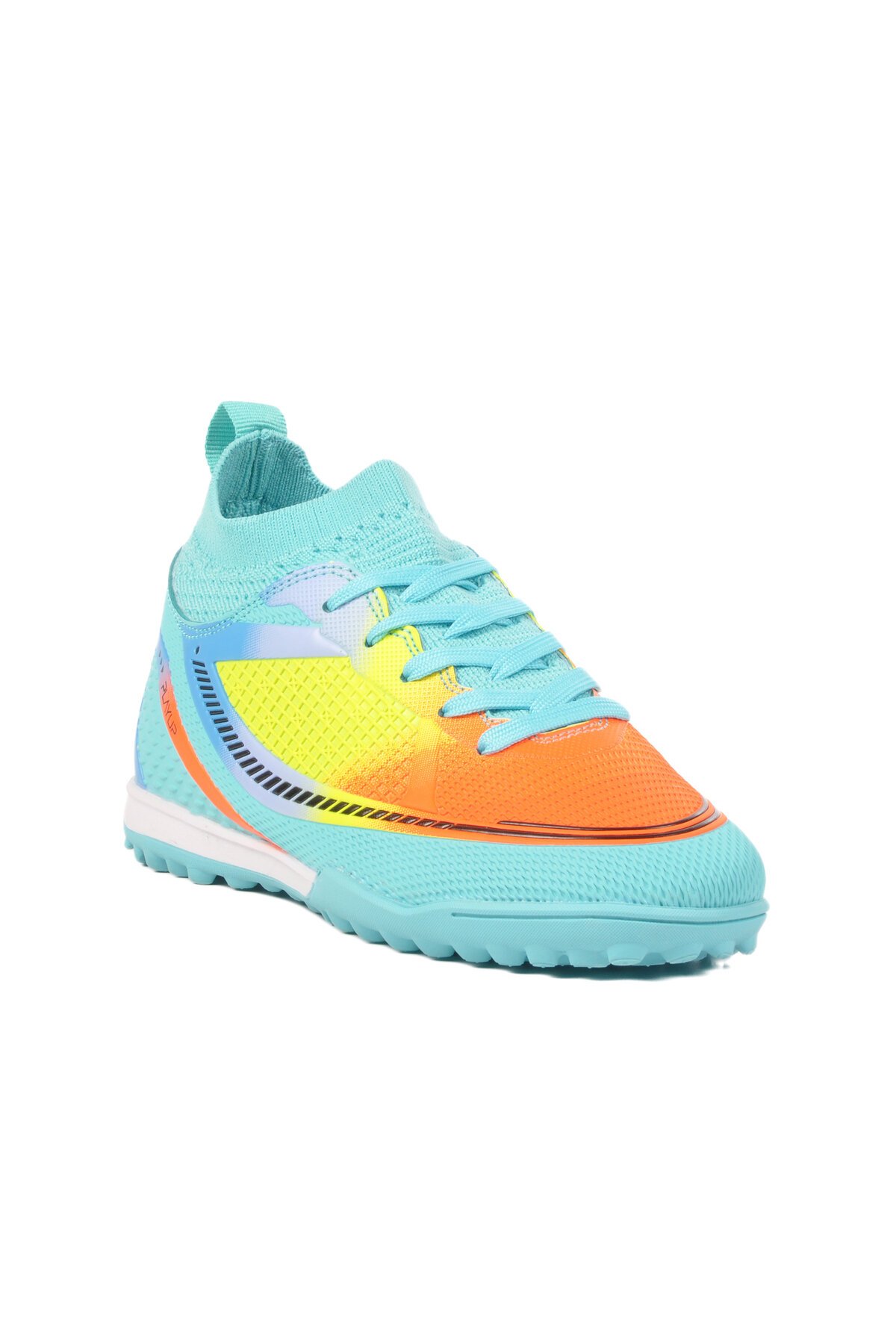 Mint Çoraplı Erkek Çocuk Halı Saha Ayakkabısı FH-251-141 F