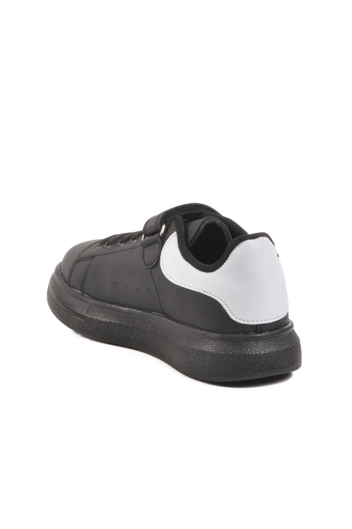 Siyah-Beyaz Cırtlı Çocuk Spor Ayakkabı 160 F
