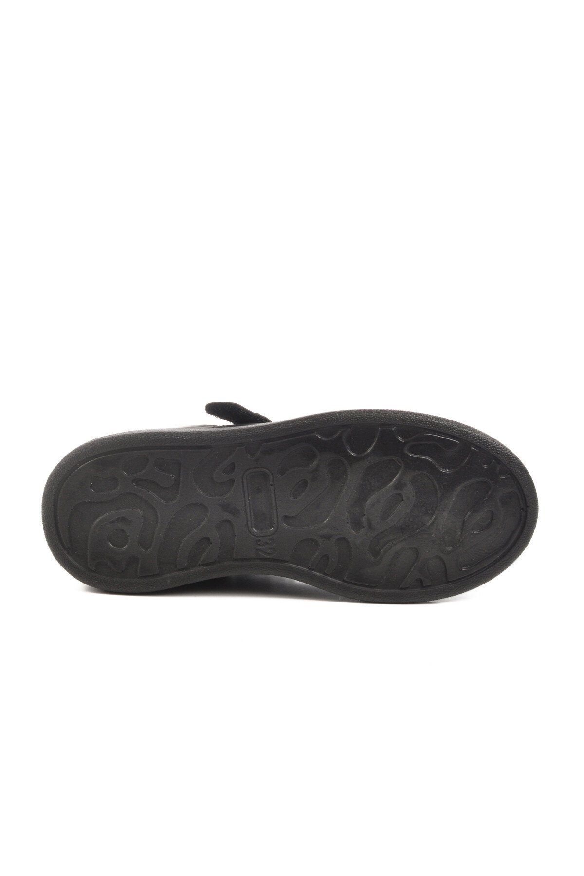 Siyah-Beyaz Cırtlı Çocuk Spor Ayakkabı 160 F