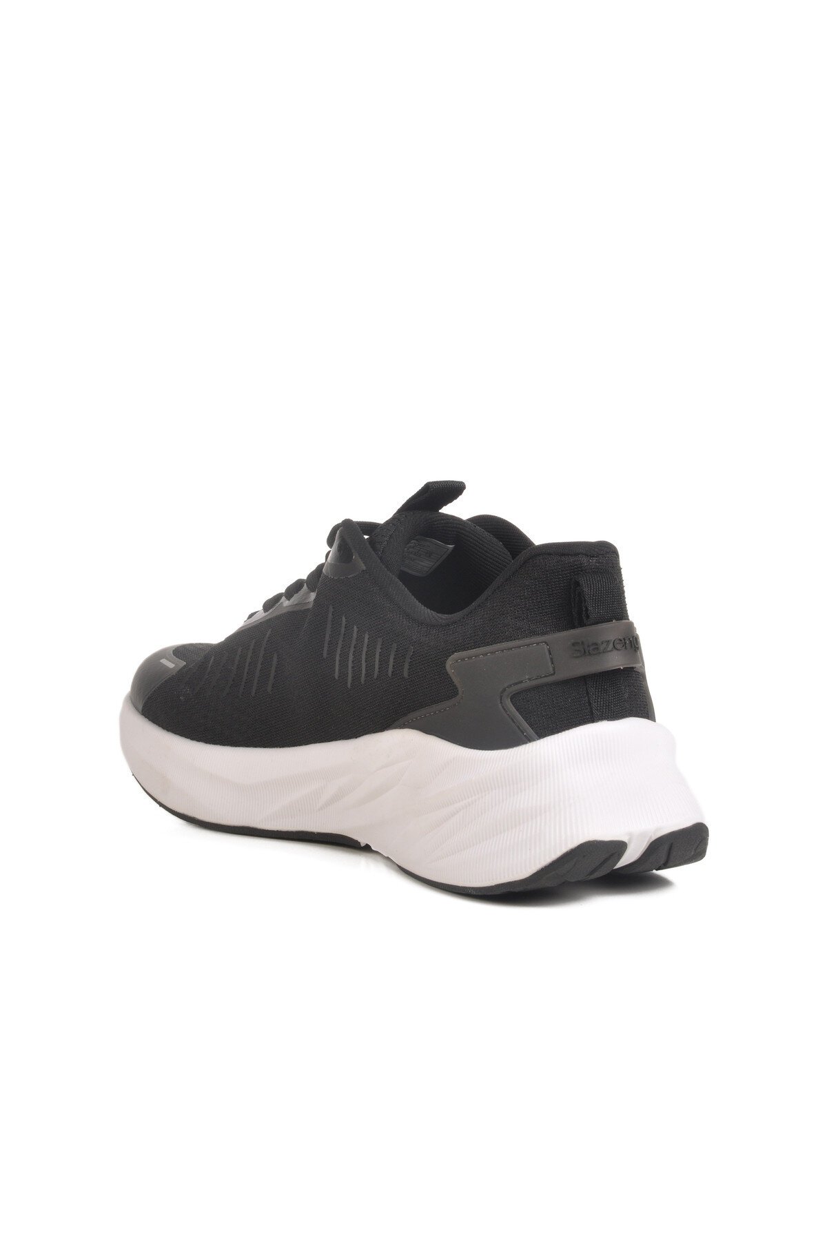 Siyah Beyaz Fileli Hafif Esnek Erkek Spor Ayakkabı Wolly M