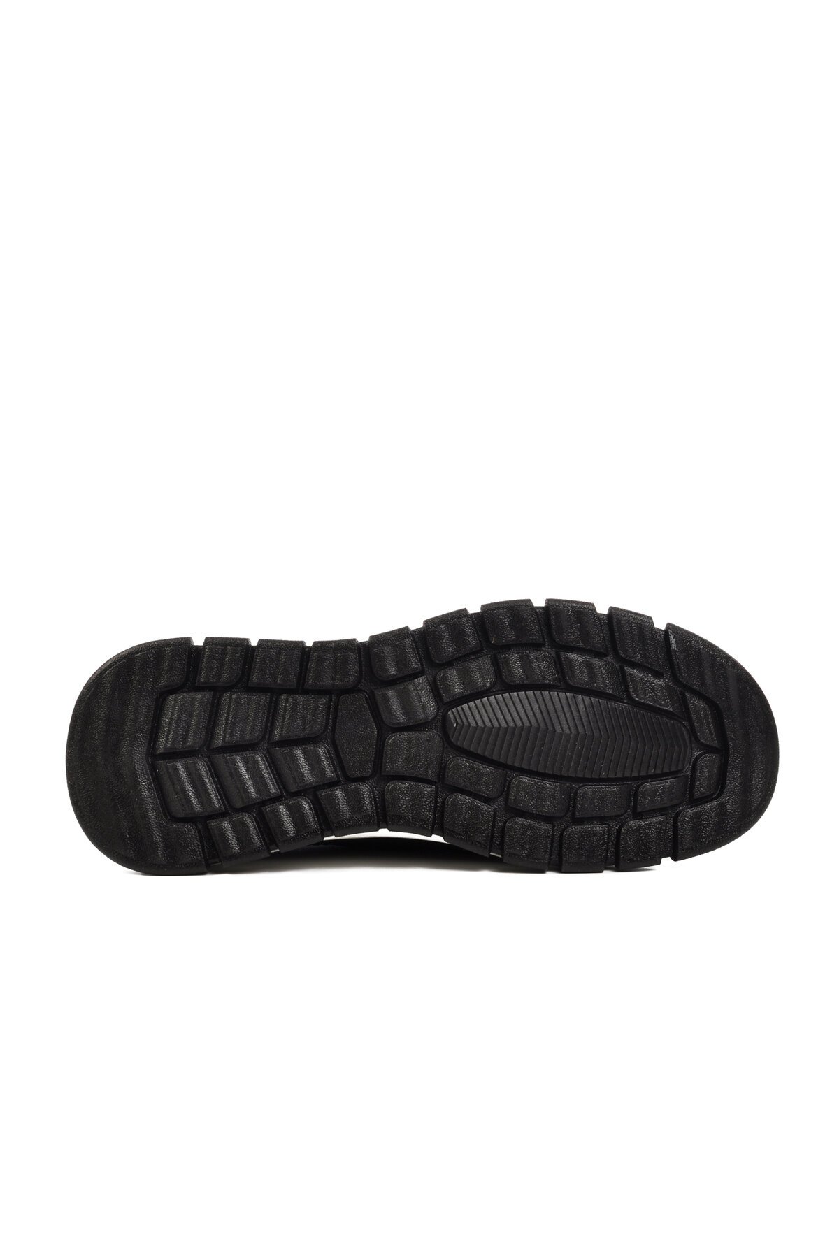 Siyah Beyaz Hafif Esnek Hava Alabilen Erkek Spor Ayakkabı Point M