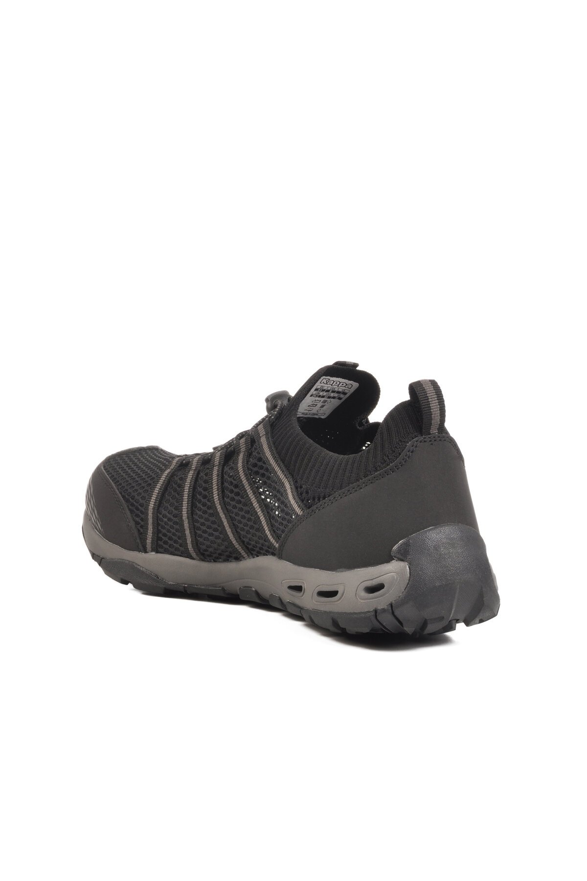 Siyah-Gri Erkek Spor Ayakkabı Logo Okavando M