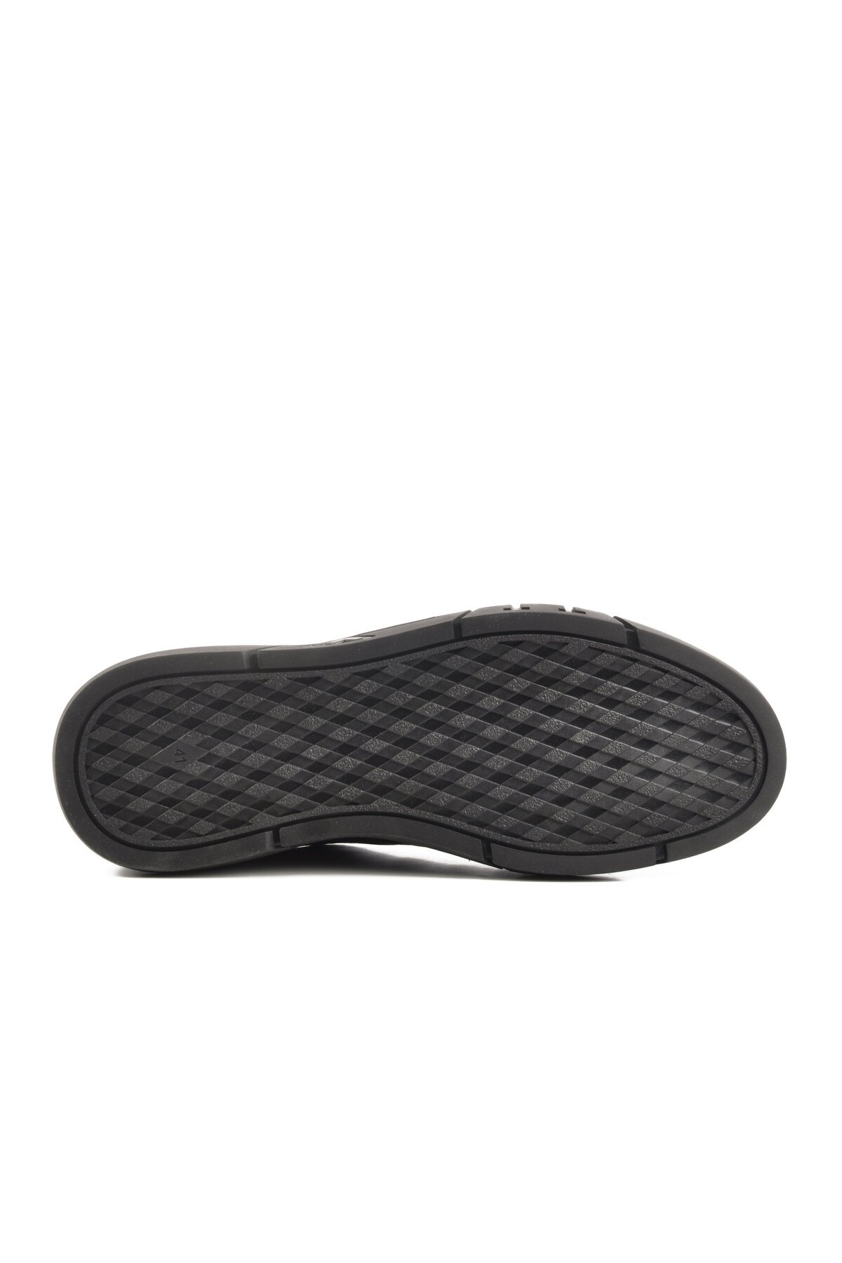 Siyah Hakiki Deri Erkek Günlük Ayakkabı 2K1244-HK-510 M