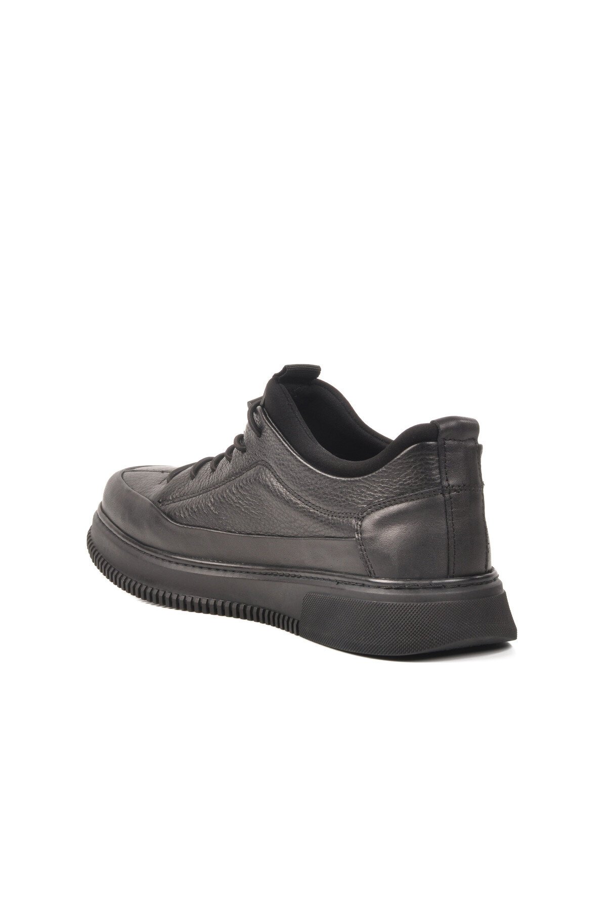 Siyah Hakiki Deri Erkek Sneaker 3K1138-2297 M