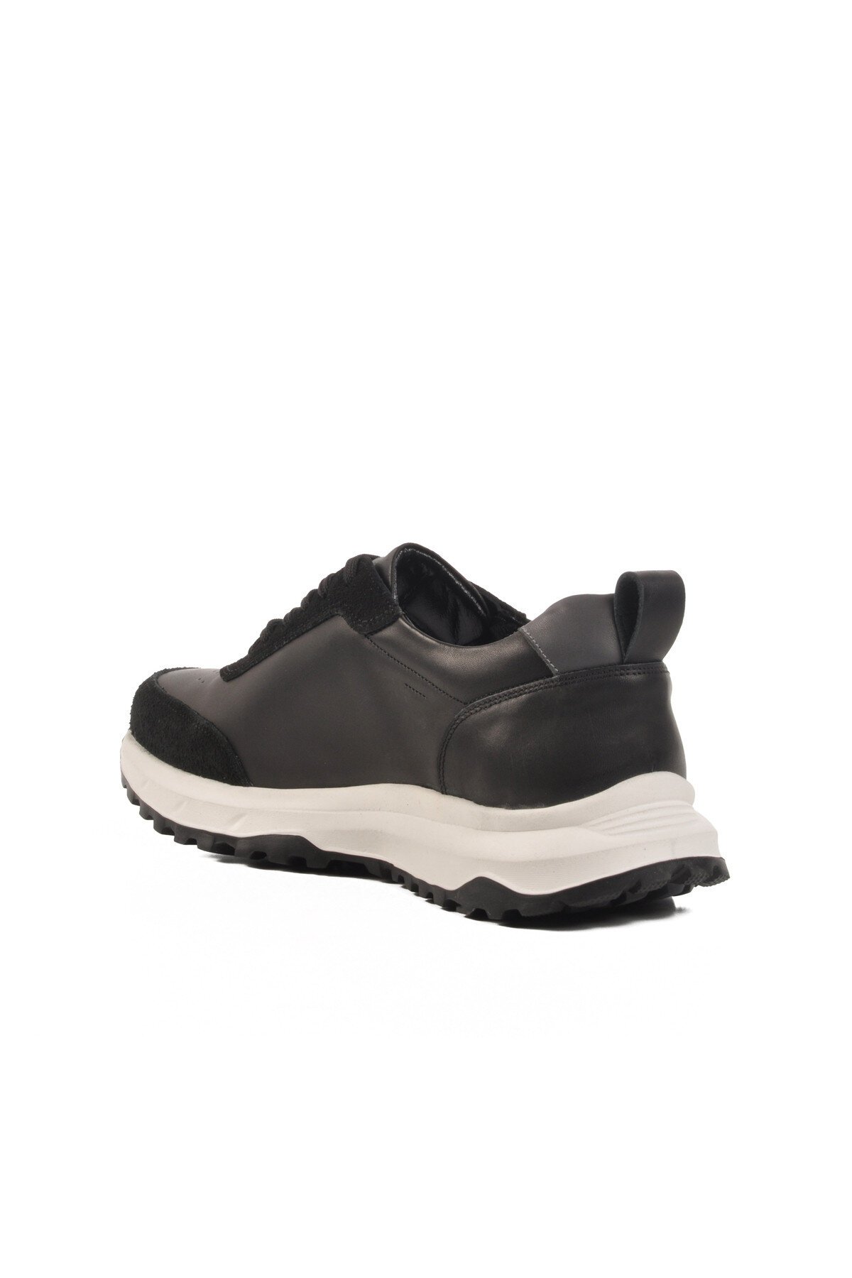 Siyah Hakiki Deri Erkek Casual Ayakkabı Ciksa M