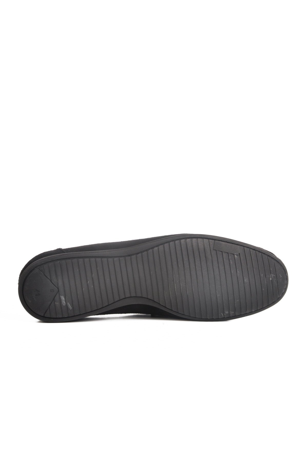 Siyah Süet Hakiki Deri Erkek Casual Ayakkabı Kazar M