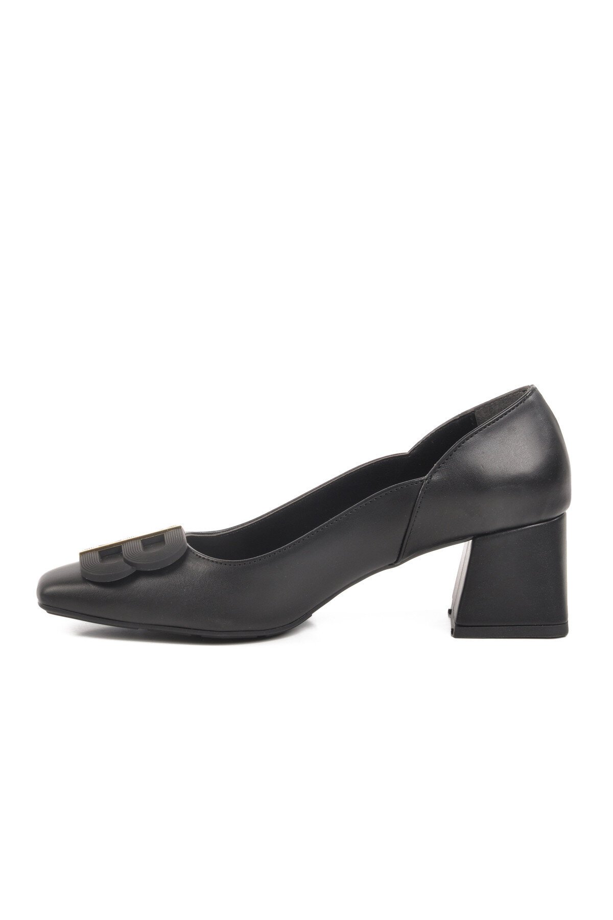 Siyah Topuklu Kadın Abiye Ayakkabı 250992 Z