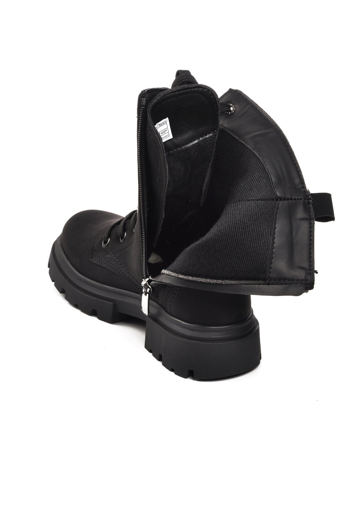 Siyah-Zümrüt Fermuarlı   Çocuk Bot 24028 F