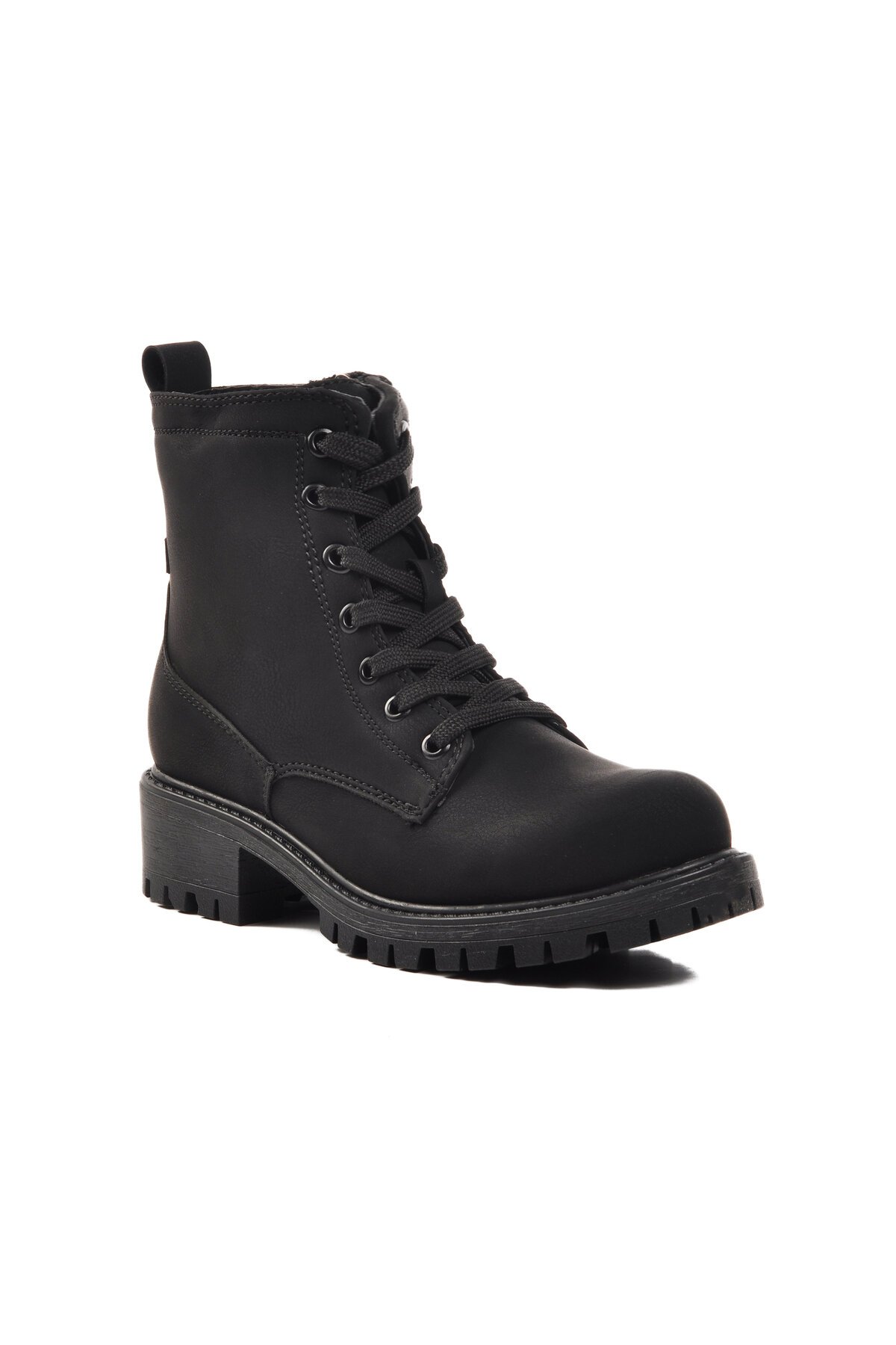 Siyah-Zümrüt  Fermuarlı Kadın Bot 23008 Z