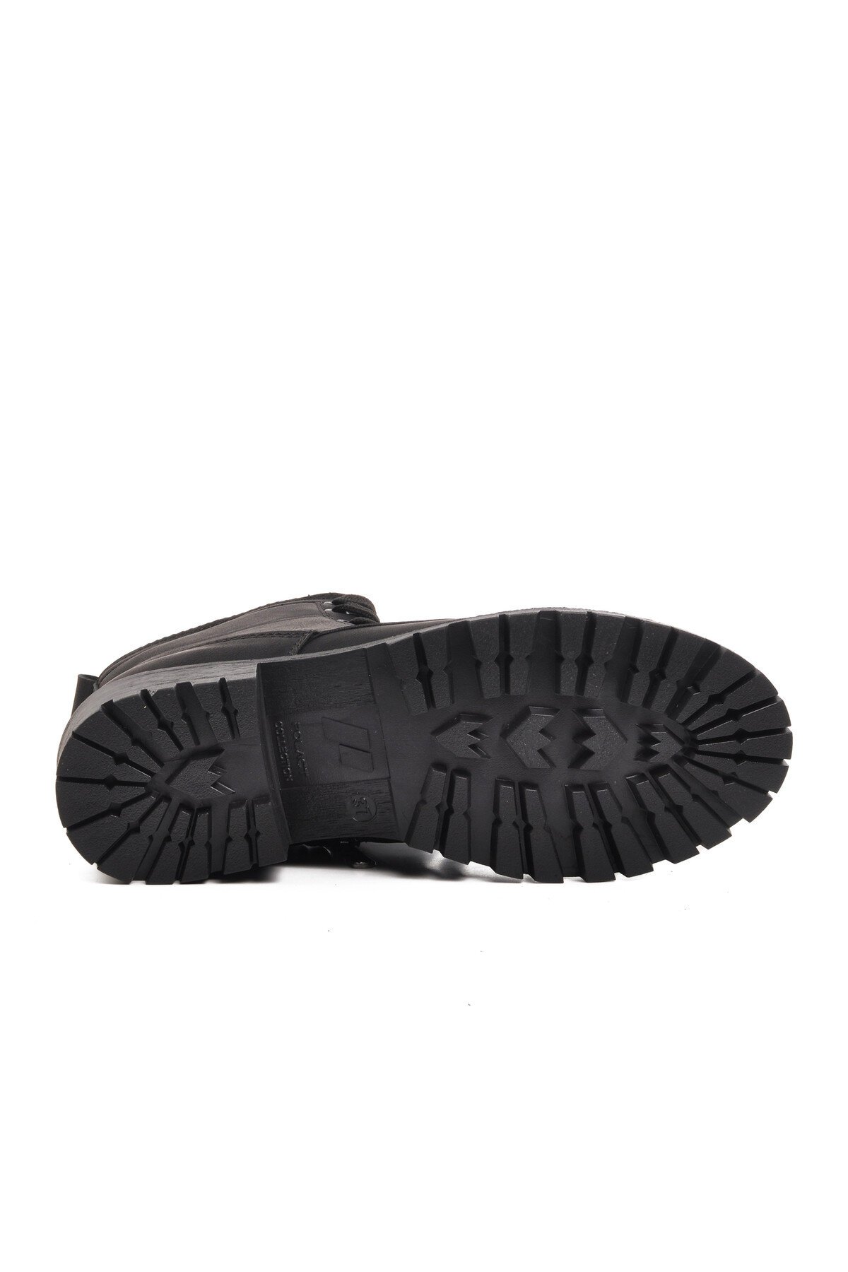 Siyah-Zümrüt  Fermuarlı Kadın Bot 23008 Z