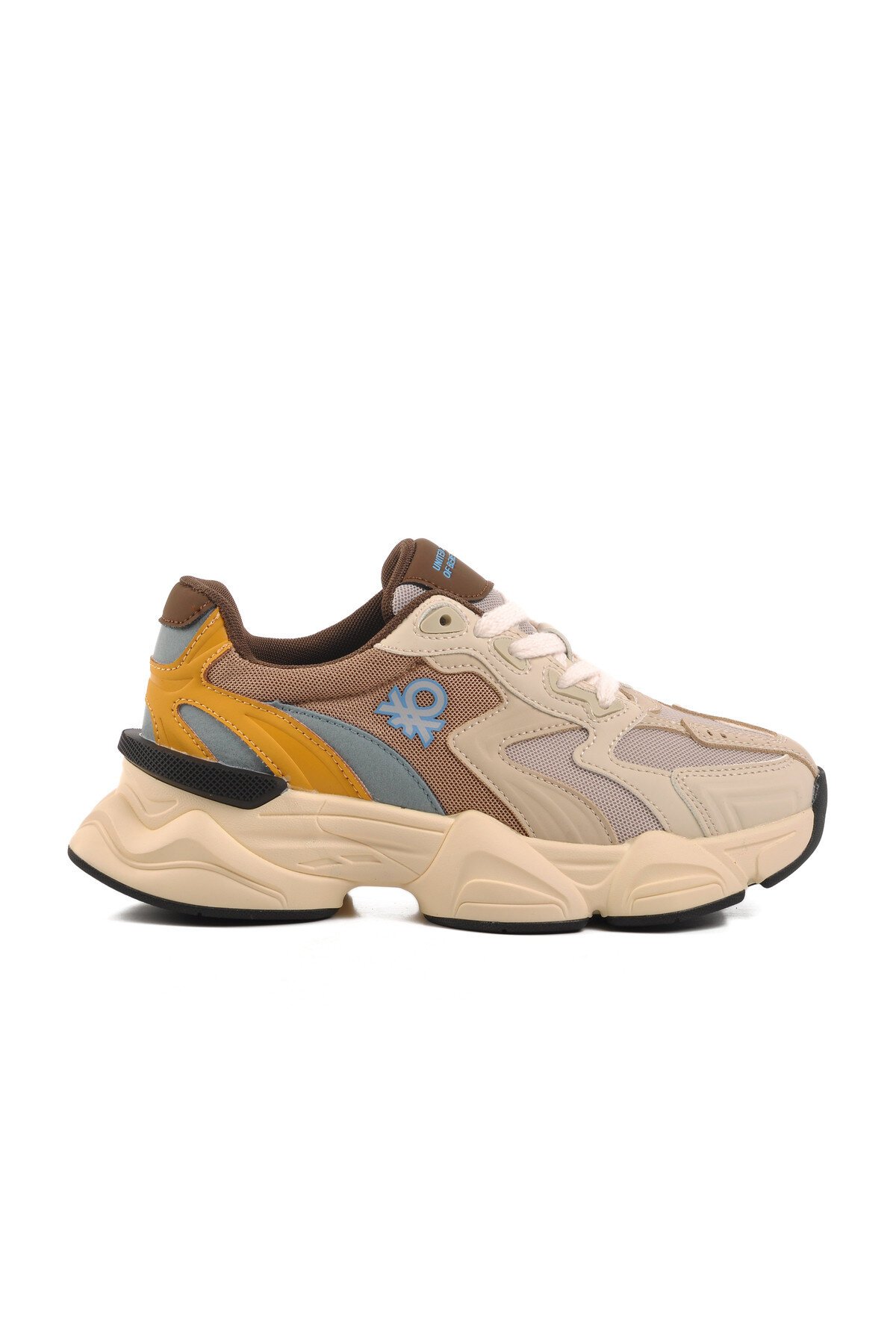 Bej-Haki Poliüretan Kadın Spor Ayakkabı BN-11121 G