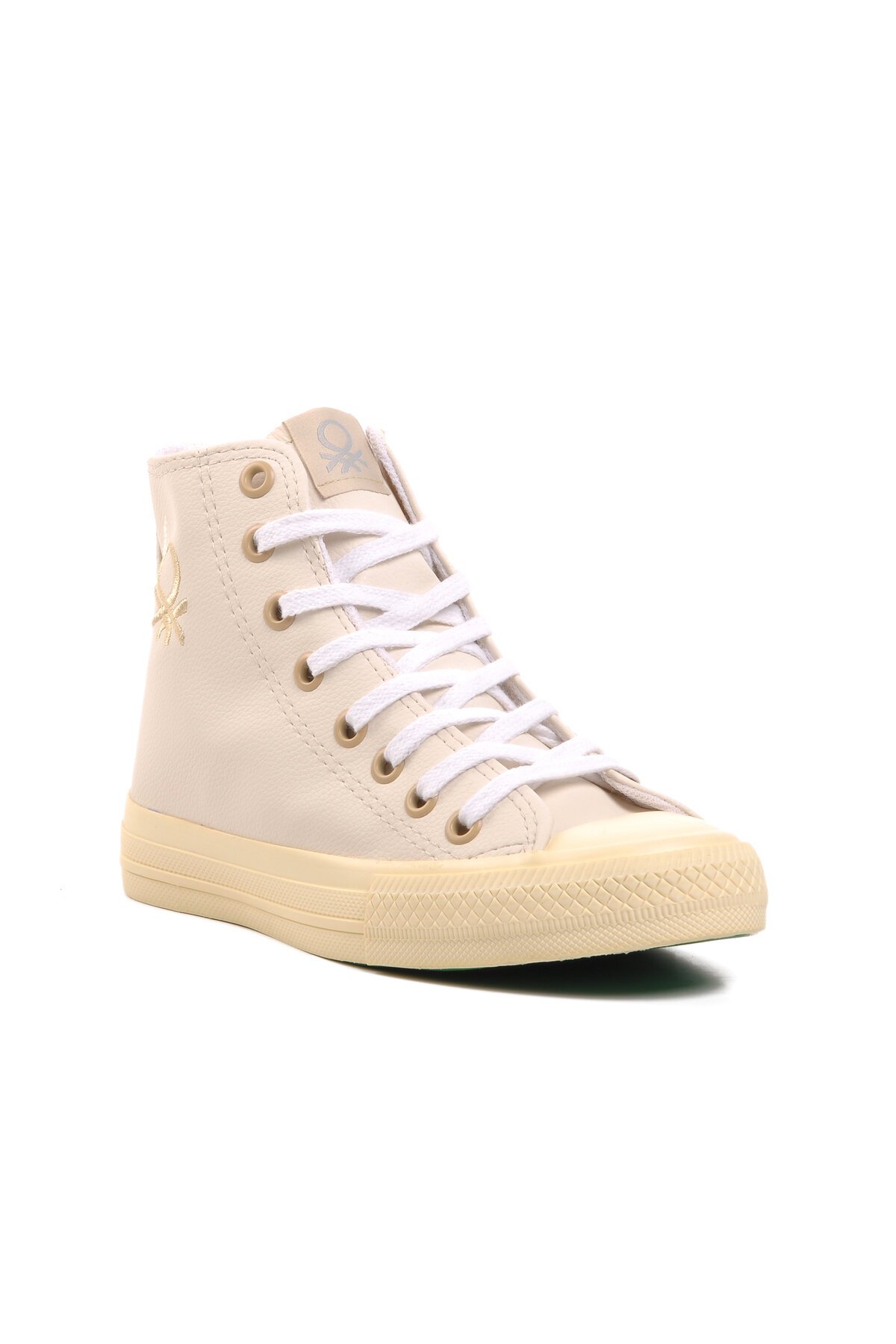 Bej  Kadın Hi Sneaker Benetton BN-31042 Z