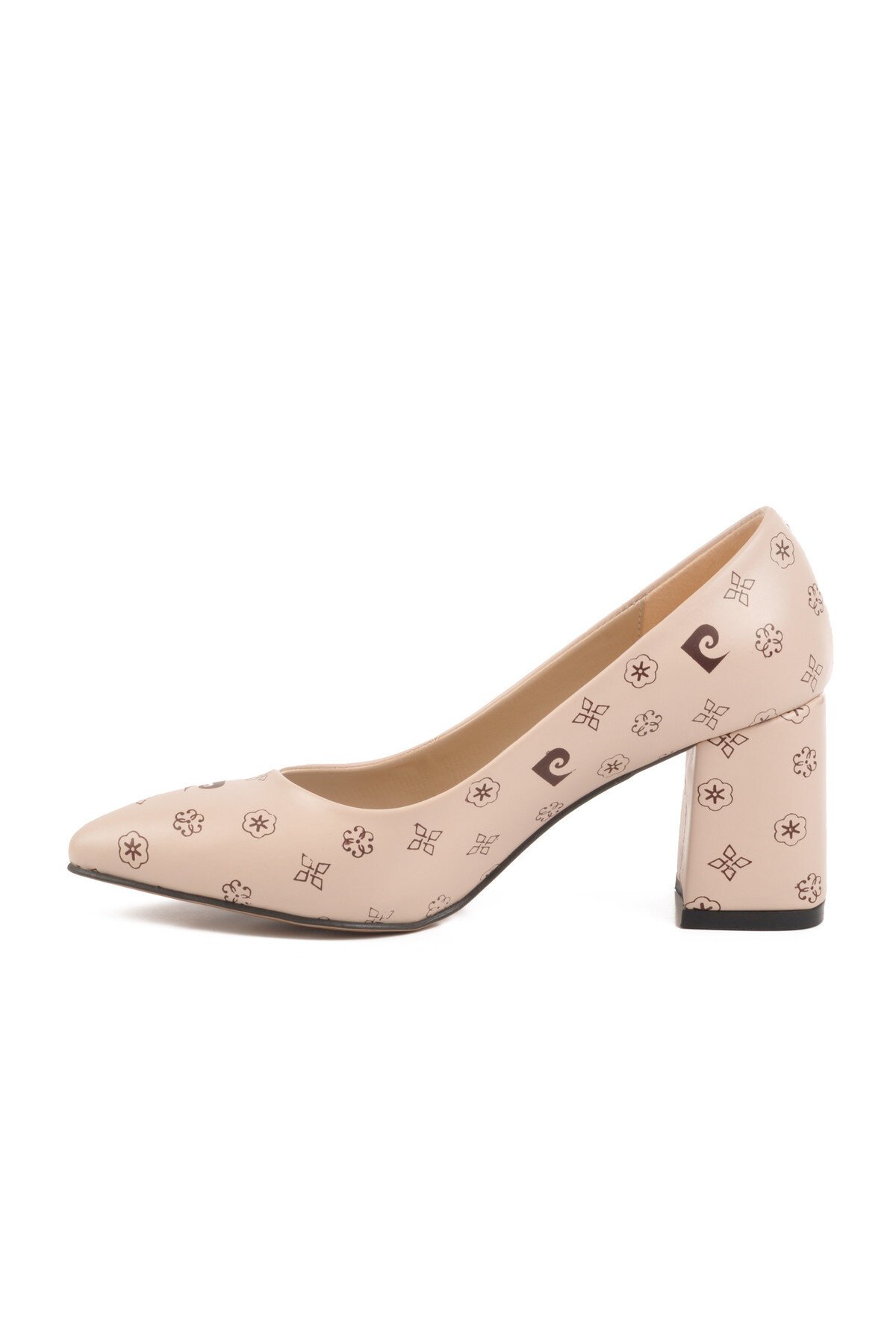 Bej-Kahve Kadın Topuklu Ayakkabı 50176 Z