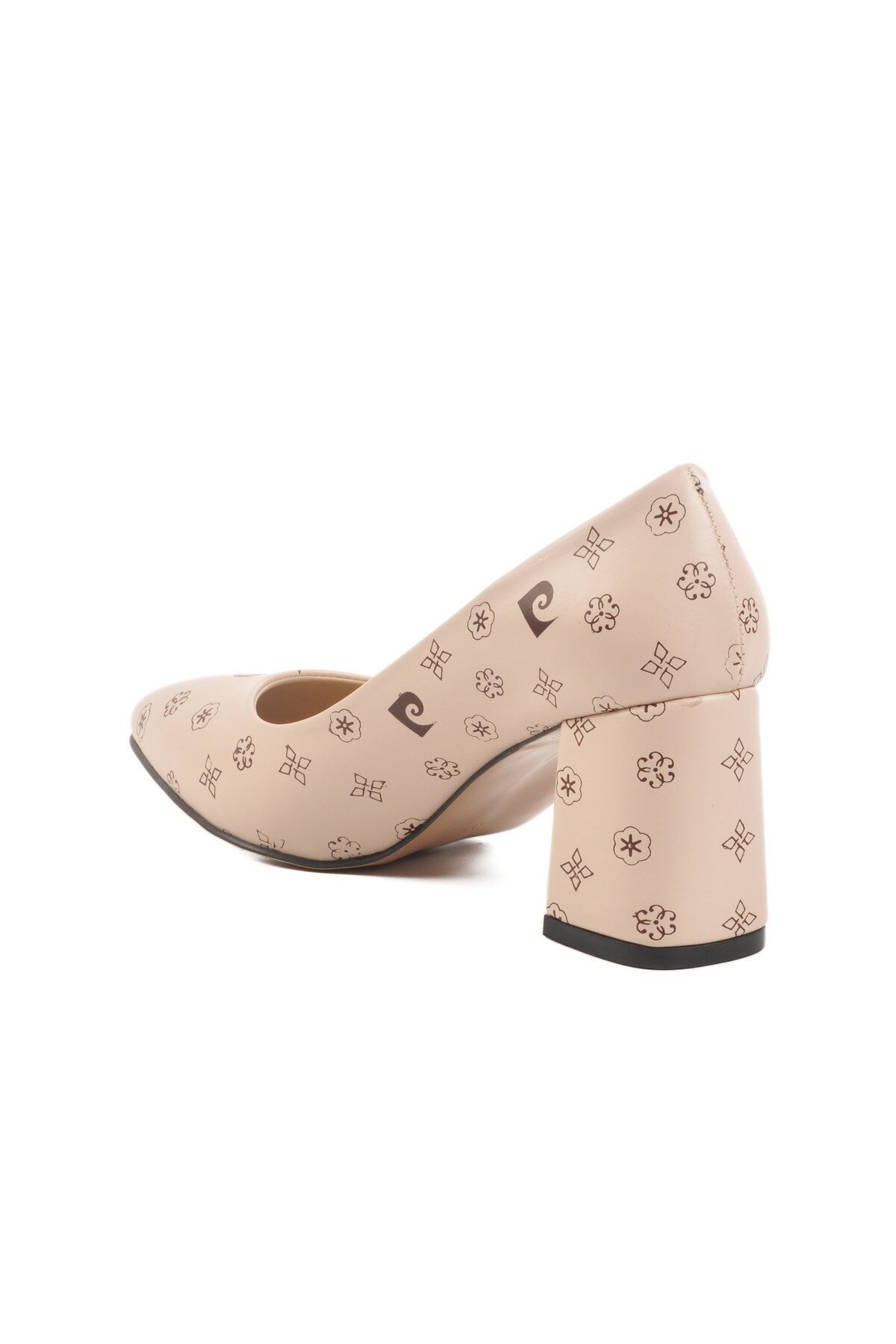 Bej-Kahve Kadın Topuklu Ayakkabı 50176 Z