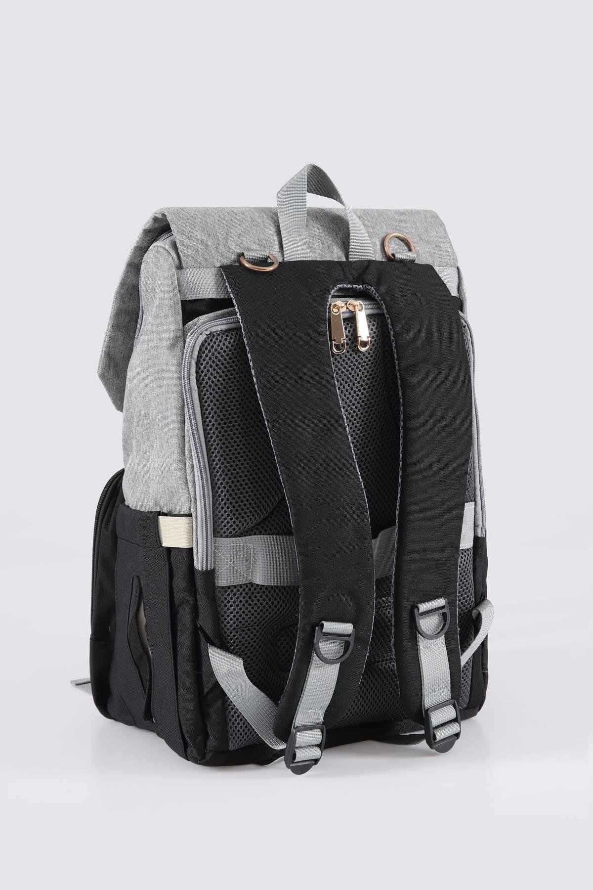 Bej-Siyah Unisex Sırt Çantası Ccs London 51768