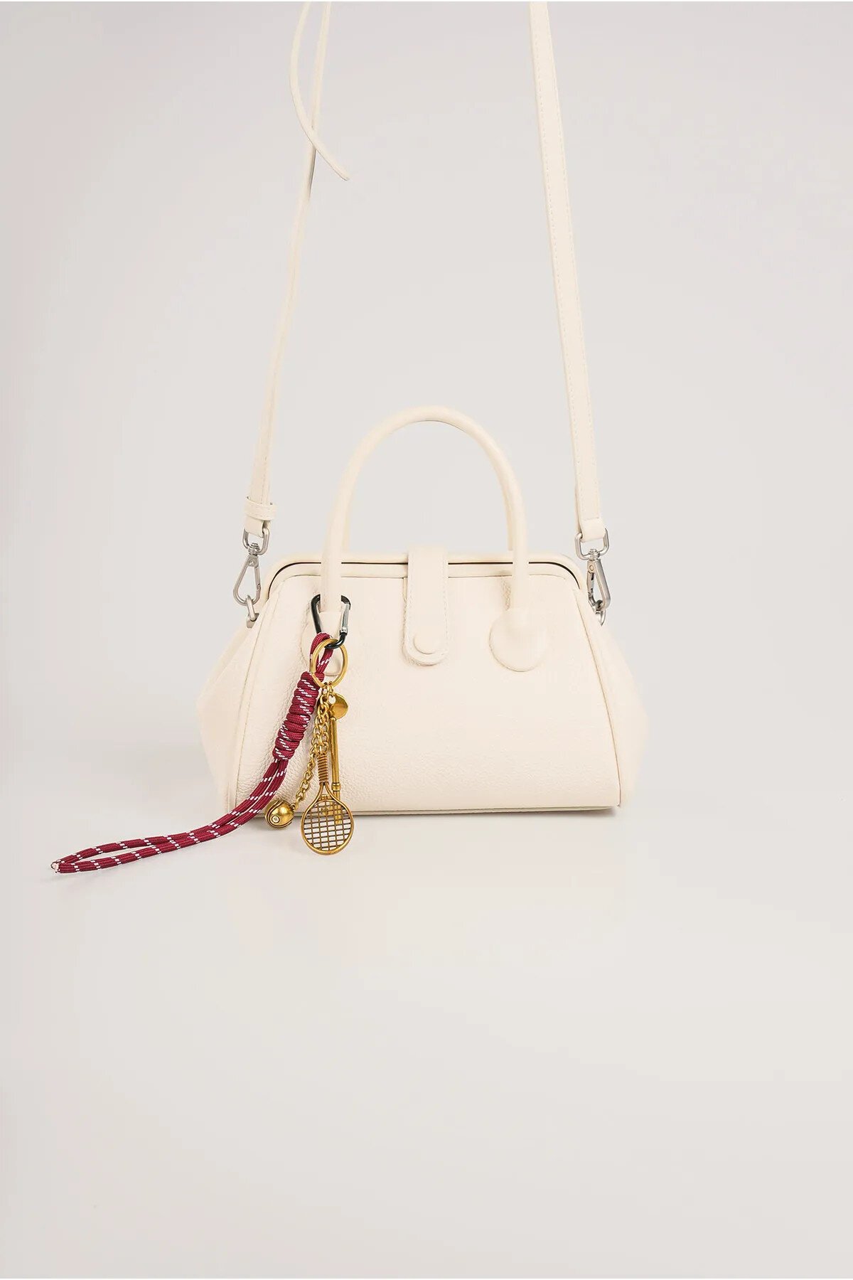 Beyaz Kadın El Ve Omuz Çantası Ççs 18035