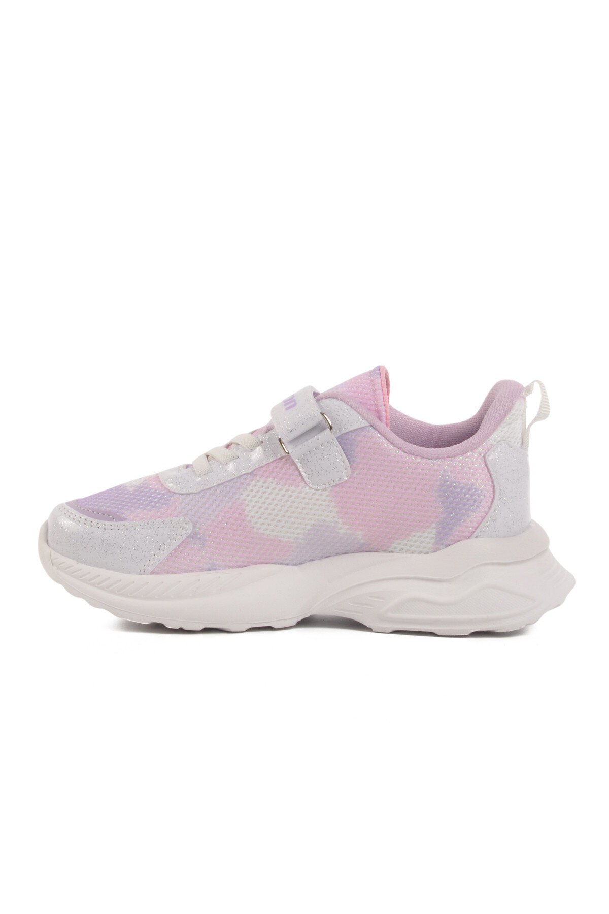 Beyaz-Lila Fileli Çocuk Spor Ayakkabı 2340 F