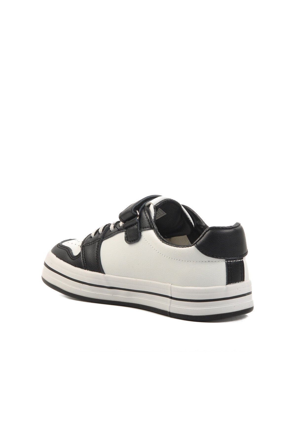 Beyaz-Siyah Poliüretan Çocuk Spor Ayakkabı BNI-10024 F