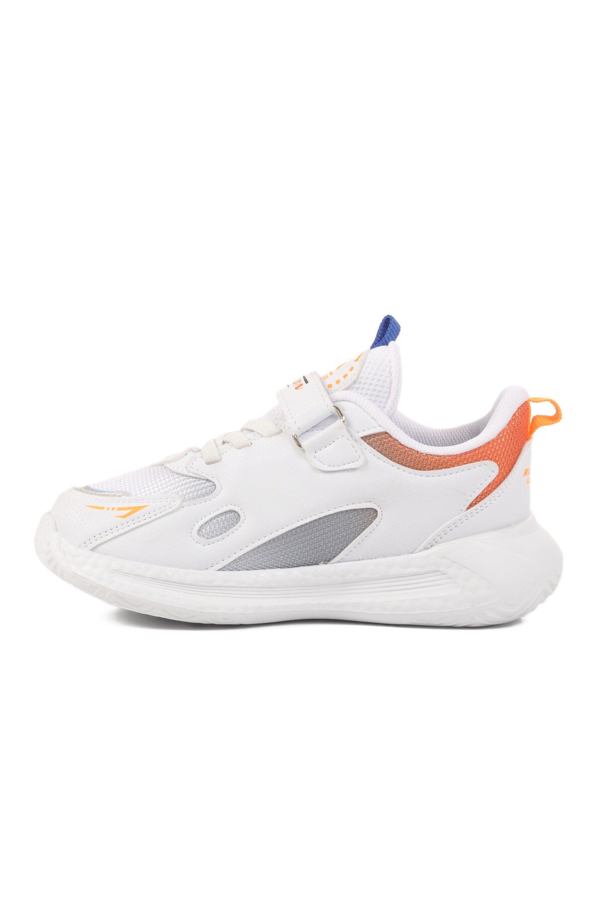 Beyaz-Siyah-Saks Fileli Çocuk Spor Ayakkabı 2480 F