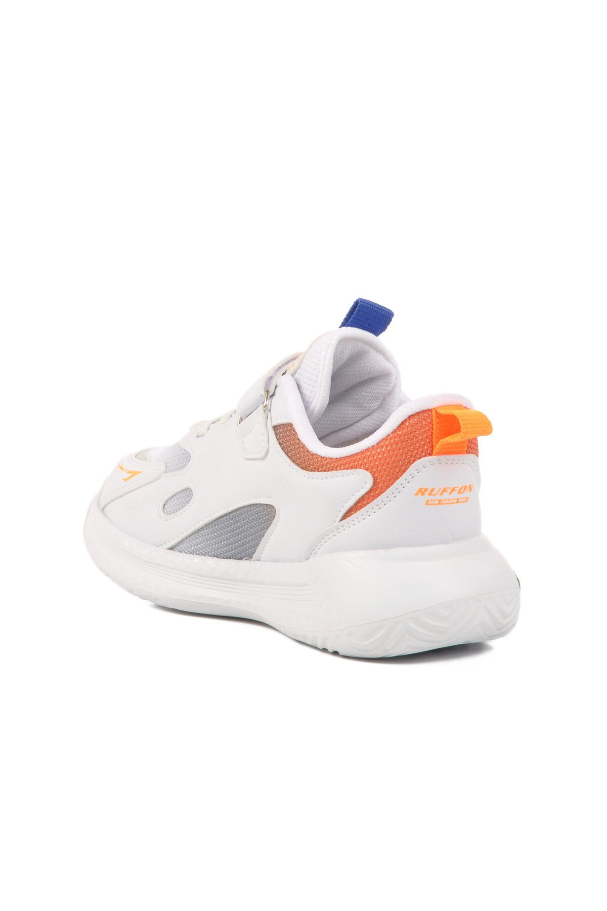 Beyaz-Siyah-Saks Fileli Çocuk Spor Ayakkabı 2480 F