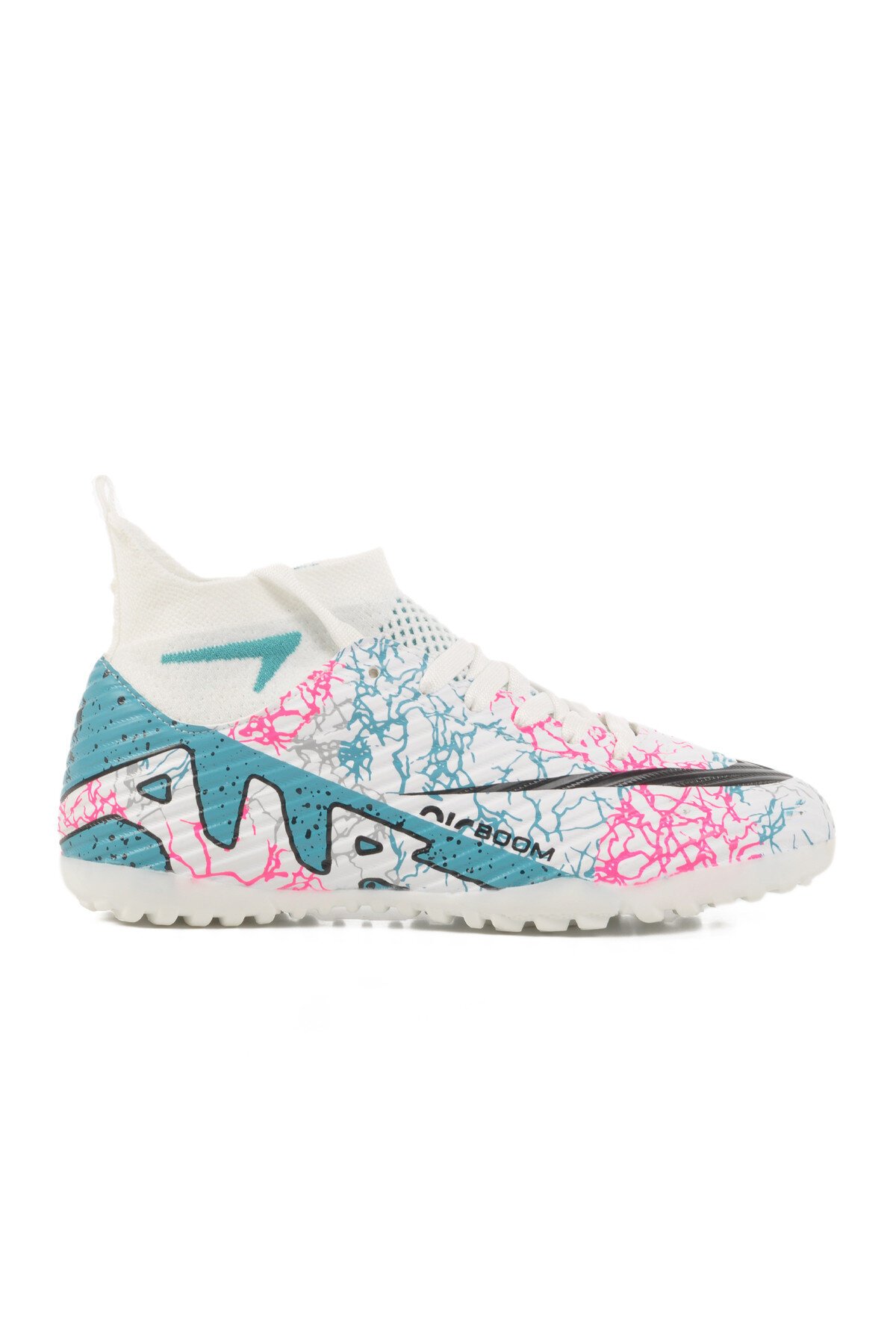 Beyaz-Turkuaz Unisex Halı Saha Ayakkabısı Air 600 G