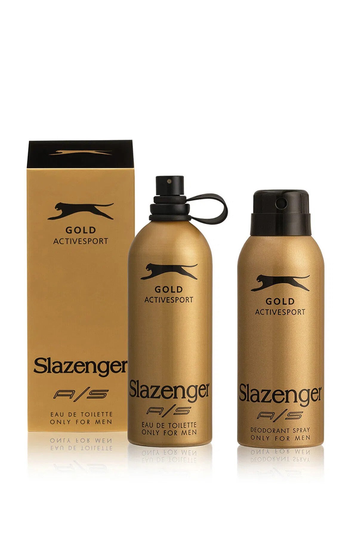 Gold  Unisex Parfüm Active Sport Deodorant-Parfüm 2li Set