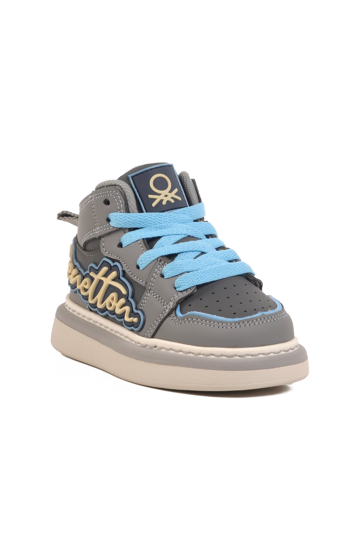 Gri Poliüretan Çocuk Spor Ayakkabı BNI-11091 P