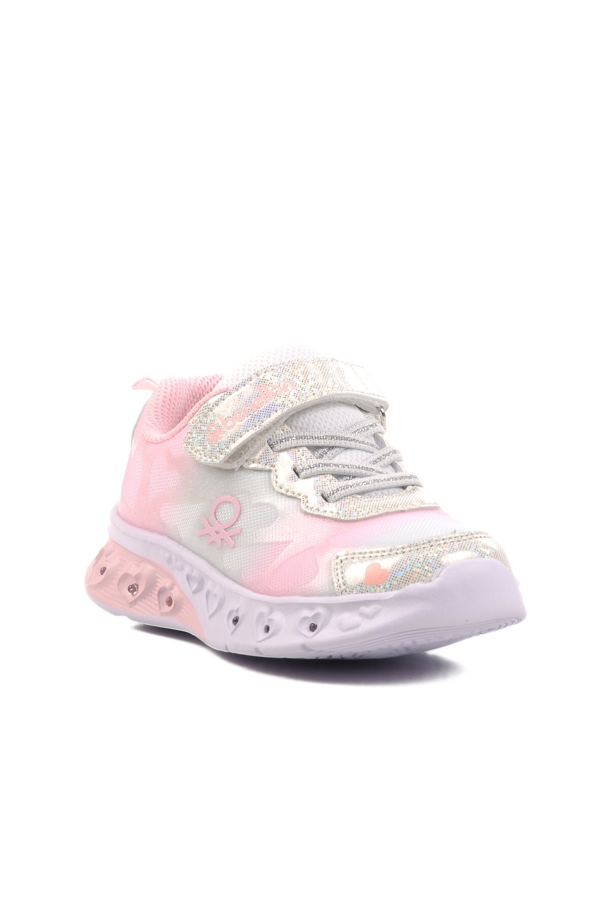 Gri-Pudra Poliüretan Kız Çocuk Spor Ayakkabı BNI-10127 P