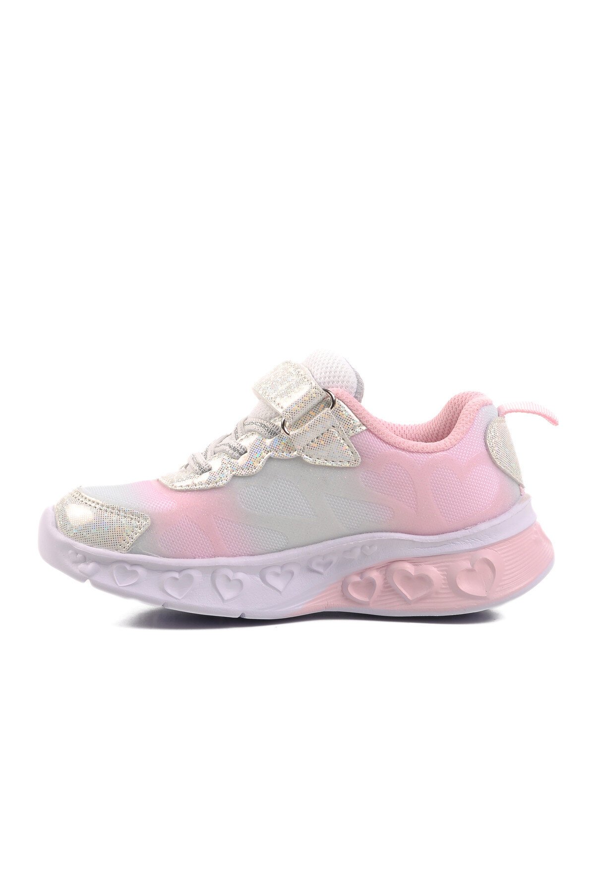 Gri-Pudra Poliüretan Kız Çocuk Spor Ayakkabı BNI-10127 P