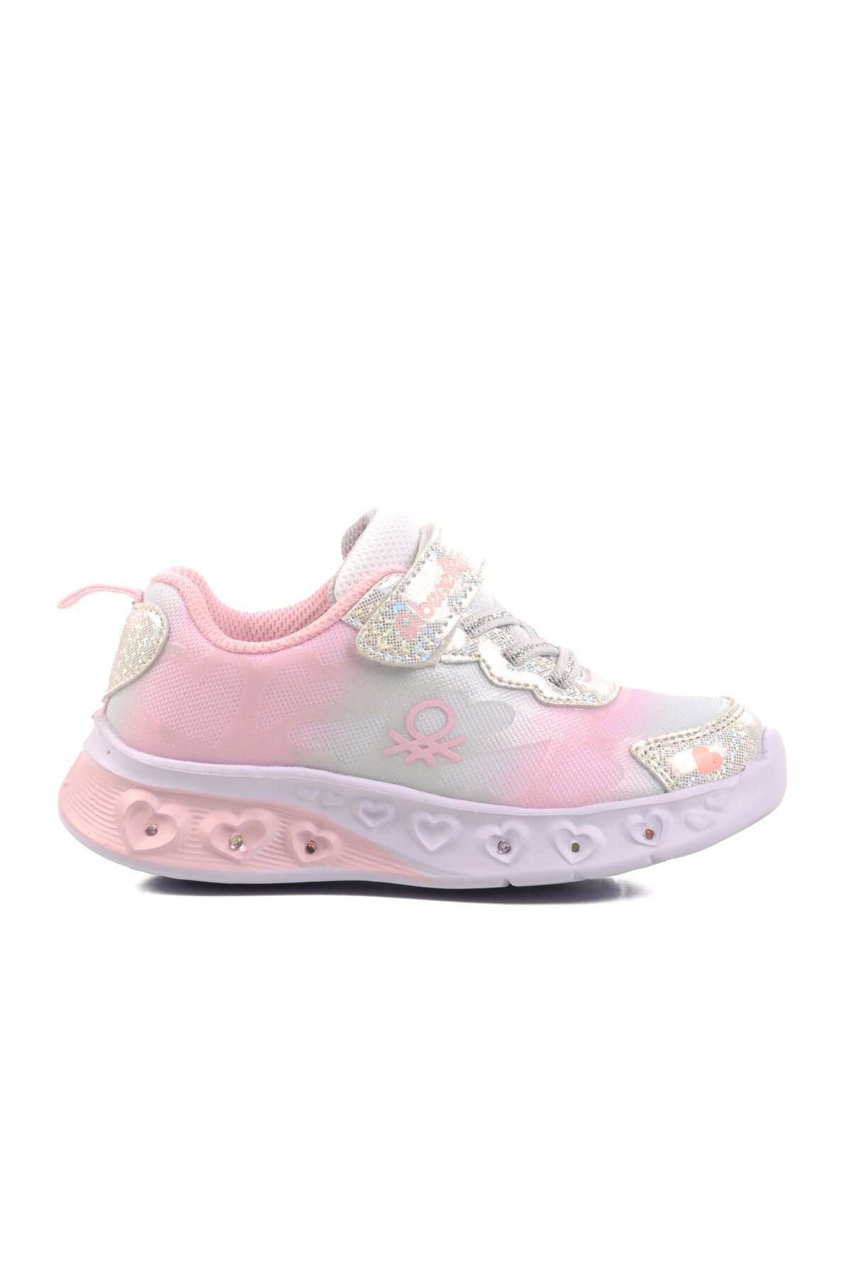 Gri-Pudra Poliüretan Kız Çocuk Spor Ayakkabı BNI-10127 P