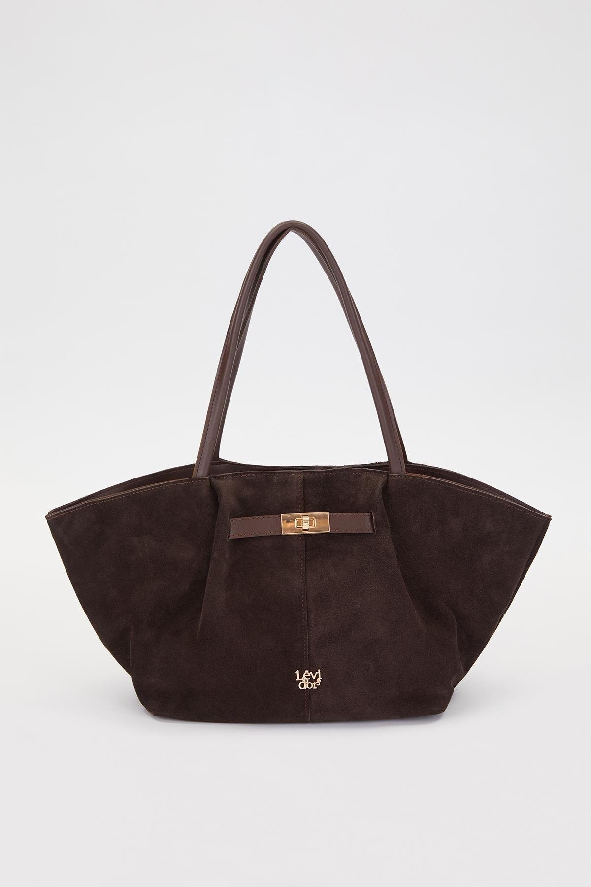 Kahve Kadın Omuz Çantası Levidor 930258