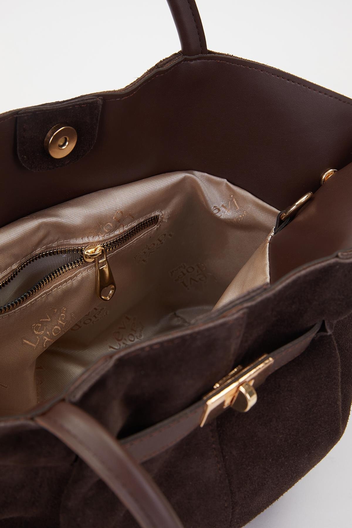 Kahve Kadın Omuz Çantası Levidor 930258